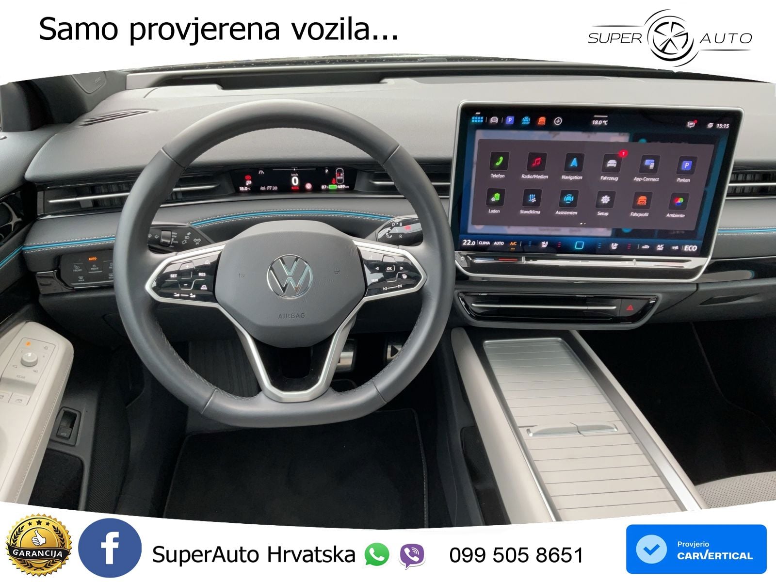 Volkswagen ID.7 Pro 82 kWh (286 KS) LED+GR SJED+ACC