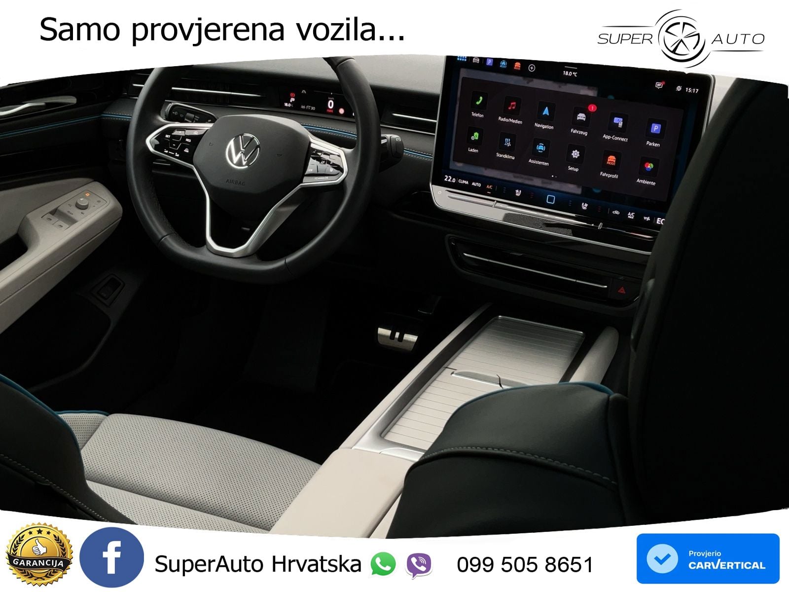 Volkswagen ID.7 Pro 82 kWh (286 KS) LED+GR SJED+ACC