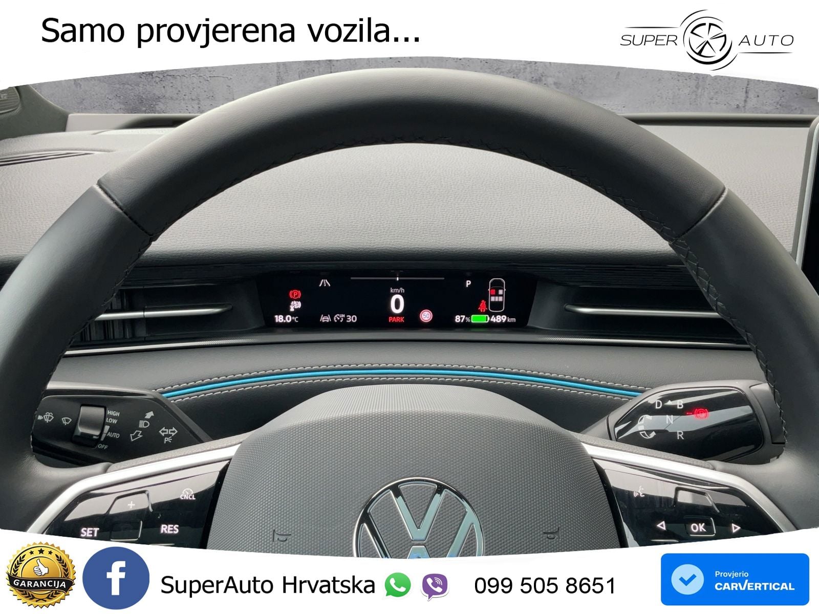 Volkswagen ID.7 Pro 82 kWh (286 KS) LED+GR SJED+ACC