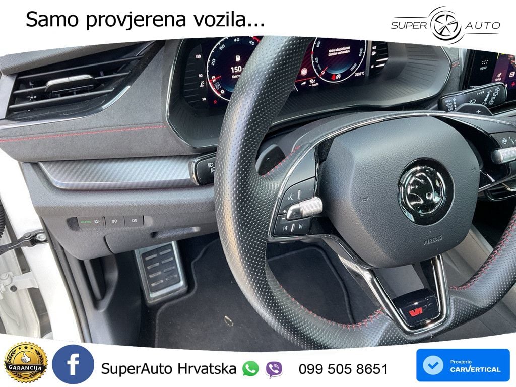 Škoda Octavia Combi RS 2.0 TDI (200 KS) 4x4 DSG LED+GR SJED+ACC