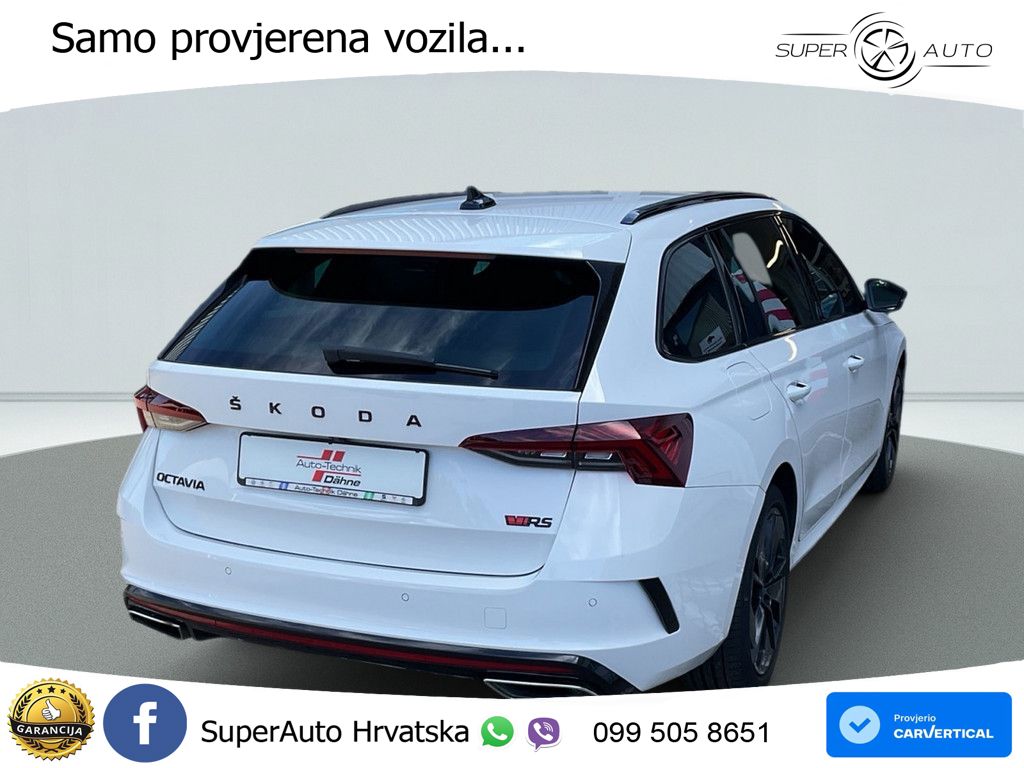 Škoda Octavia Combi RS 2.0 TDI (200 KS) 4x4 DSG LED+GR SJED+ACC