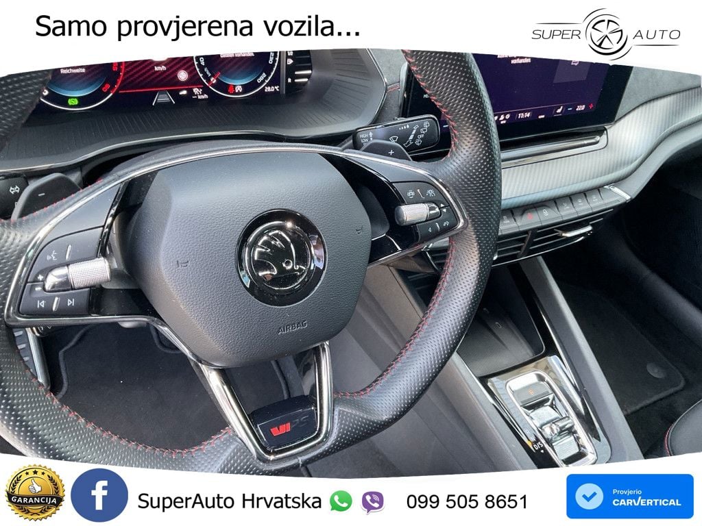 Škoda Octavia Combi RS 2.0 TDI (200 KS) 4x4 DSG LED+GR SJED+ACC
