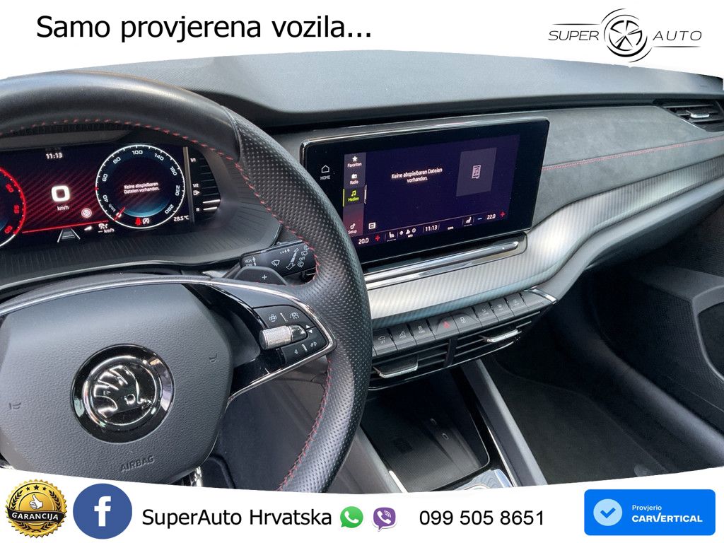 Škoda Octavia Combi RS 2.0 TDI (200 KS) 4x4 DSG LED+GR SJED+ACC
