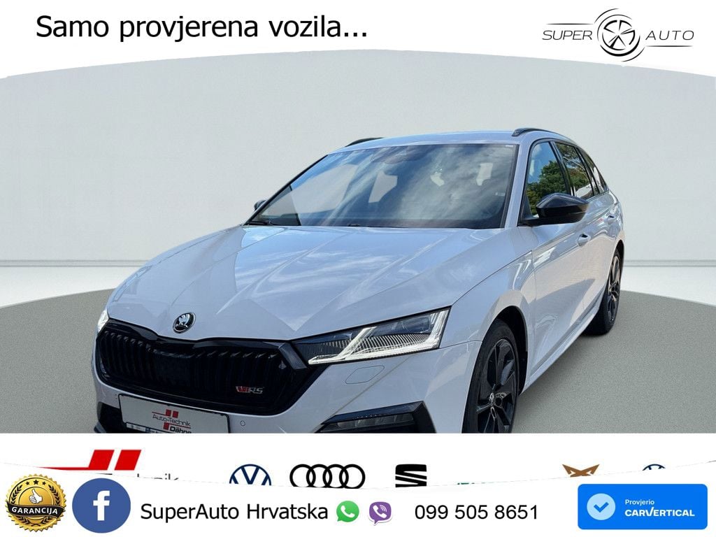 Škoda Octavia Combi RS 2.0 TDI (200 KS) 4x4 DSG LED+GR SJED+ACC