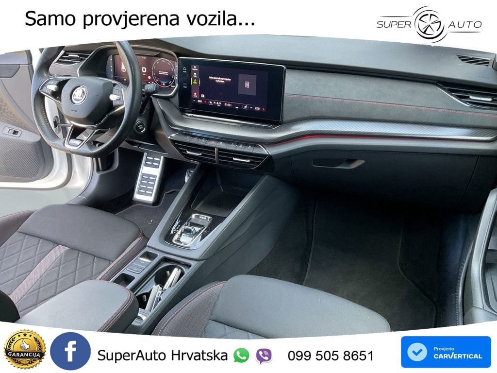 Škoda Octavia Combi RS 2.0 TDI (200 KS) 4x4 DSG LED+GR SJED+ACC