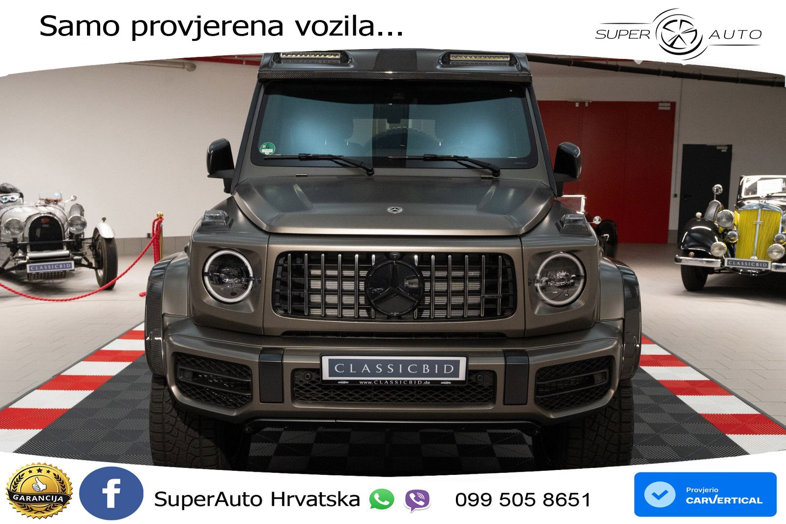 Mercedes AMG G 63 Long V8 (585 KS) 4MATIC 9G-TRONIC AMG SPEEDSHIFT PLUS LED+GR SJED+ACC