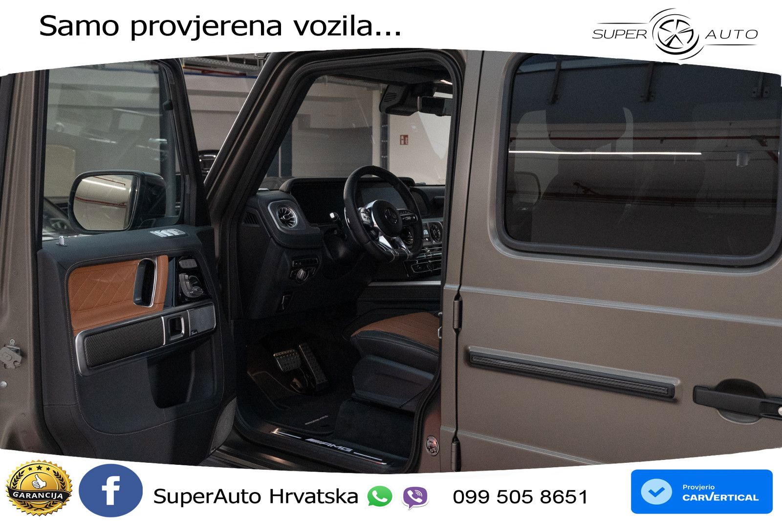 Mercedes AMG G 63 Long V8 (585 KS) 4MATIC 9G-TRONIC AMG SPEEDSHIFT PLUS LED+GR SJED+ACC