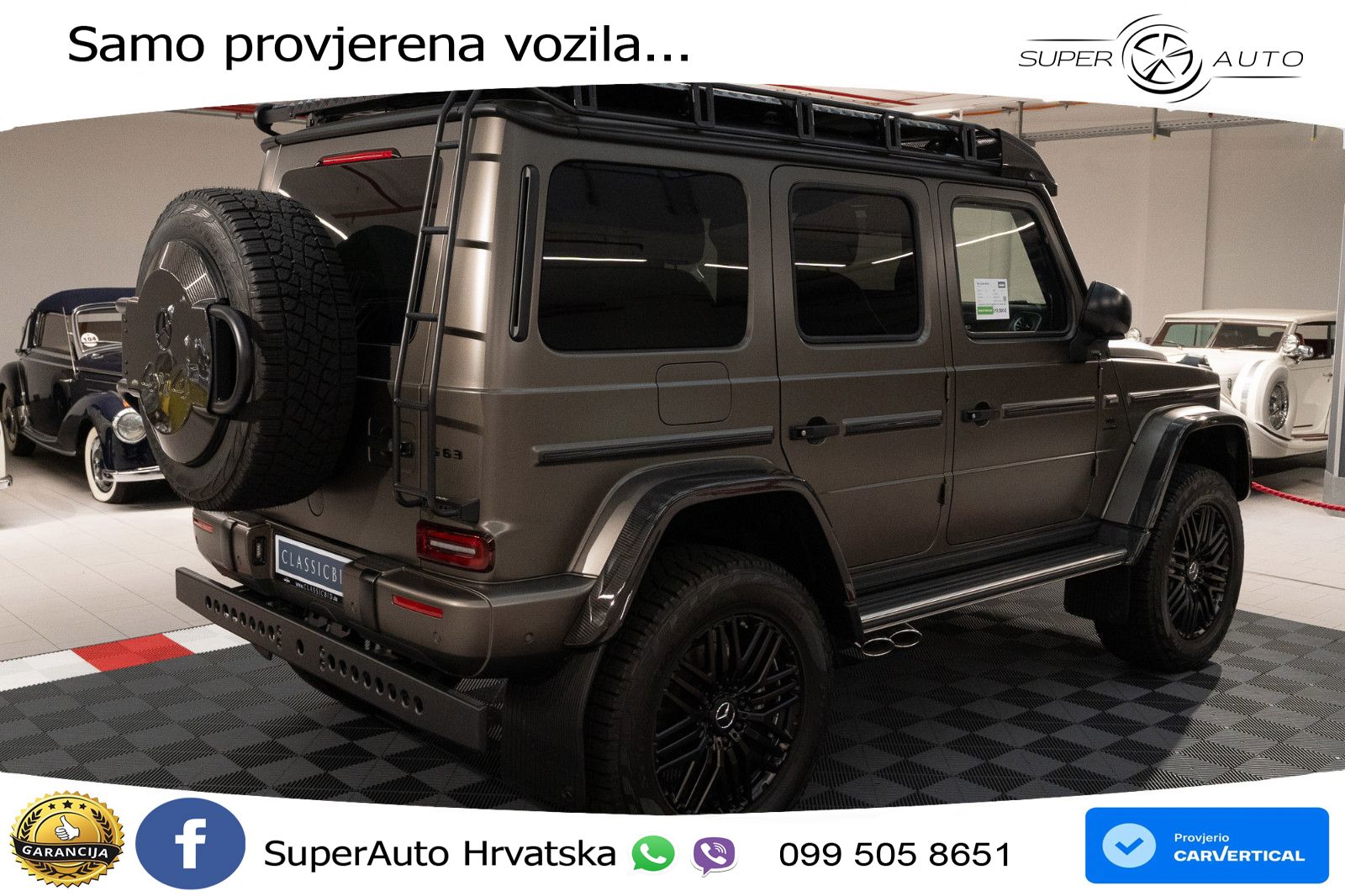 Mercedes AMG G 63 Long V8 (585 KS) 4MATIC 9G-TRONIC AMG SPEEDSHIFT PLUS LED+GR SJED+ACC