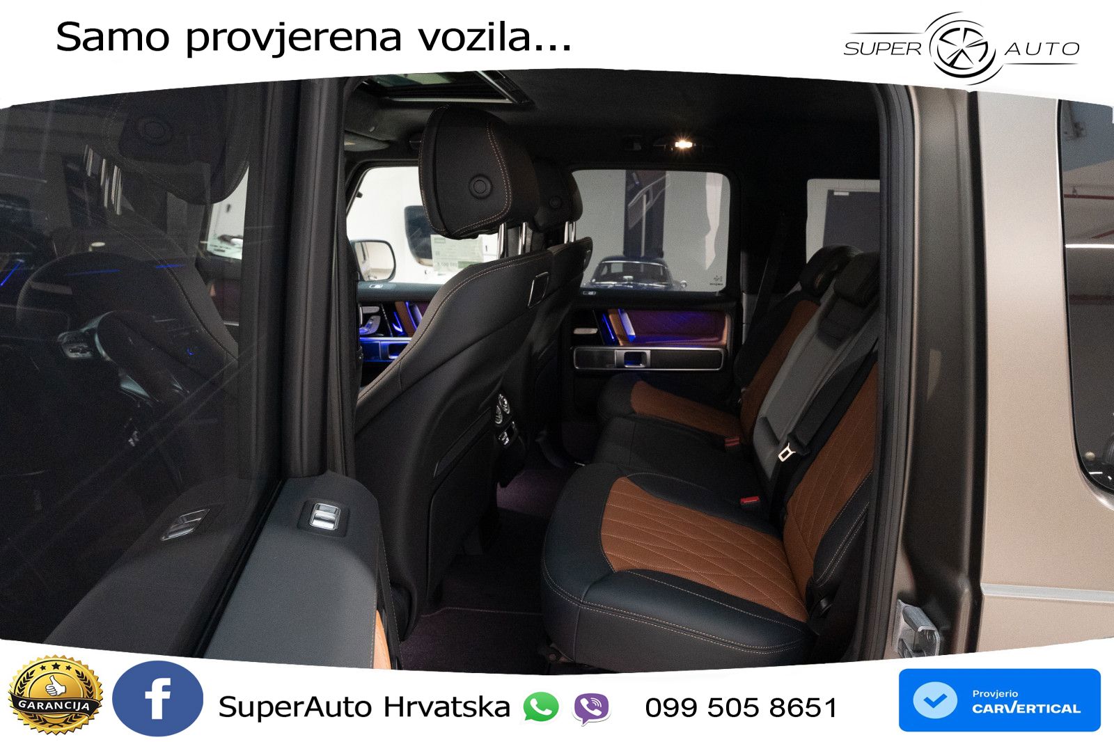 Mercedes AMG G 63 Long V8 (585 KS) 4MATIC 9G-TRONIC AMG SPEEDSHIFT PLUS LED+GR SJED+ACC