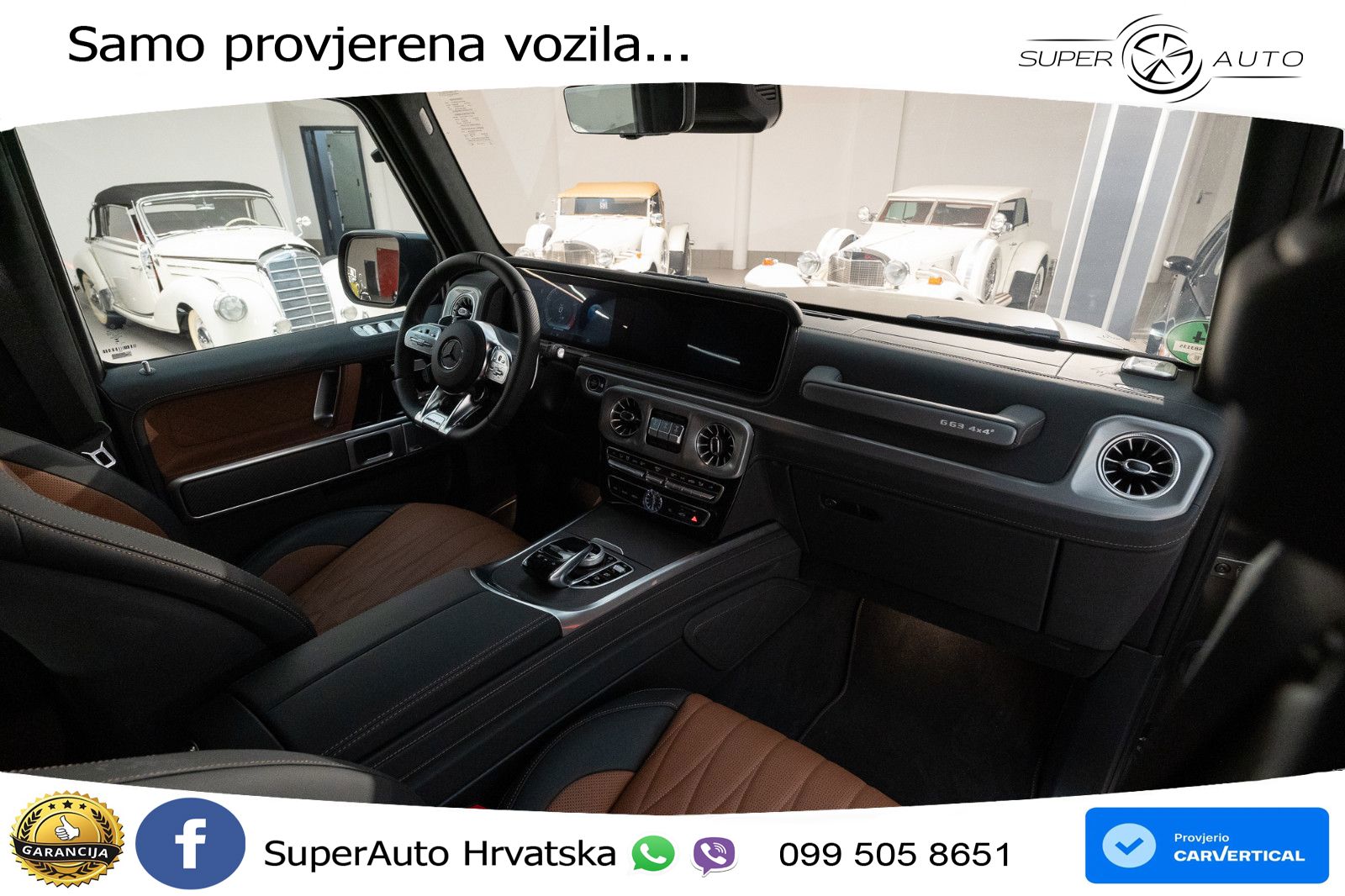 Mercedes AMG G 63 Long V8 (585 KS) 4MATIC 9G-TRONIC AMG SPEEDSHIFT PLUS LED+GR SJED+ACC