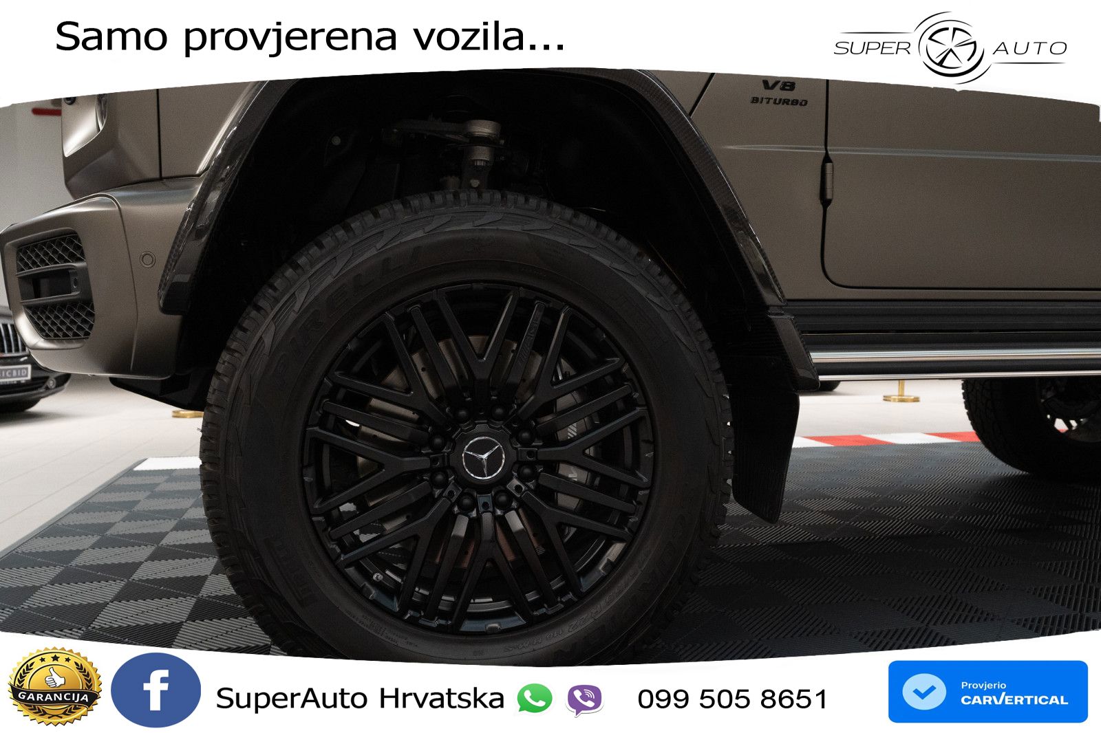 Mercedes AMG G 63 Long V8 (585 KS) 4MATIC 9G-TRONIC AMG SPEEDSHIFT PLUS LED+GR SJED+ACC