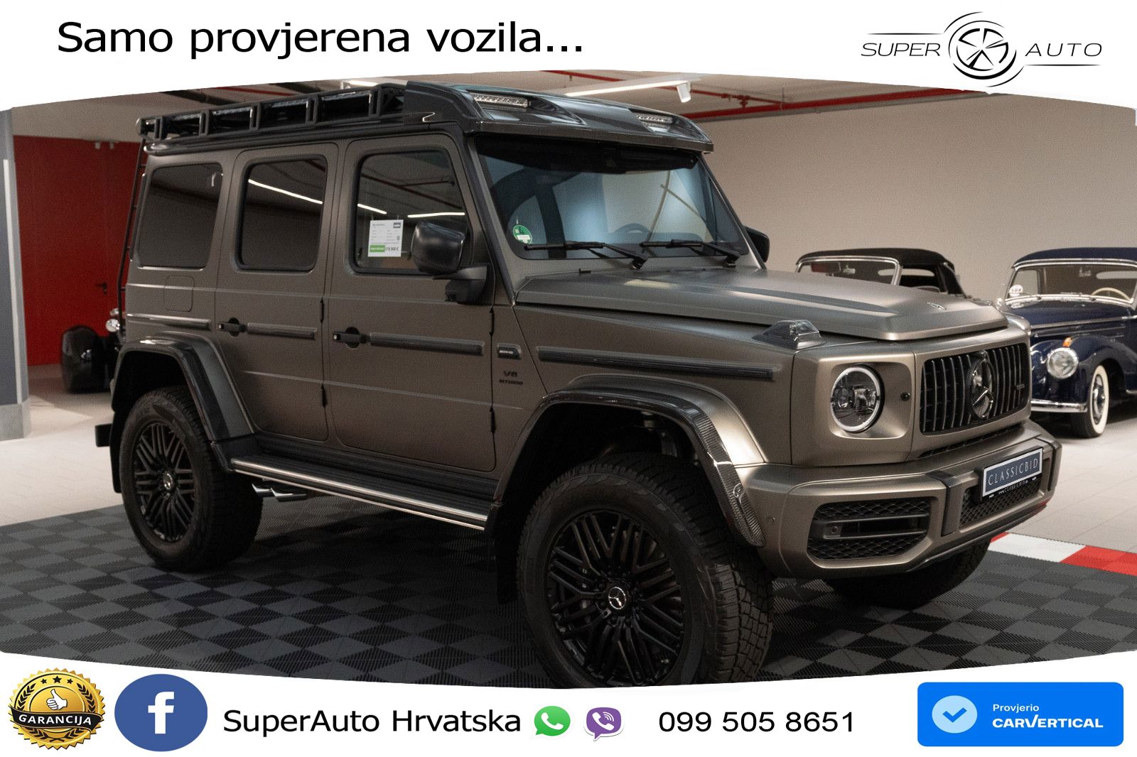 Mercedes AMG G 63 Long V8 (585 KS) 4MATIC 9G-TRONIC AMG SPEEDSHIFT PLUS LED+GR SJED+ACC
