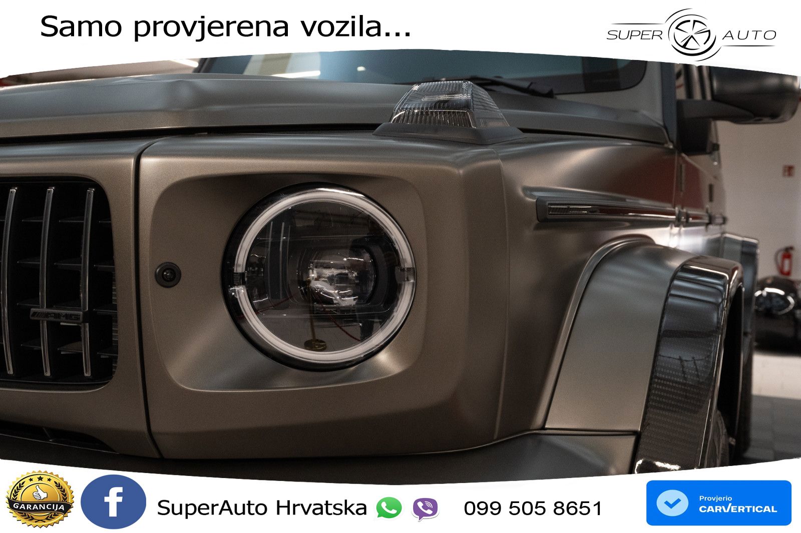 Mercedes AMG G 63 Long V8 (585 KS) 4MATIC 9G-TRONIC AMG SPEEDSHIFT PLUS LED+GR SJED+ACC