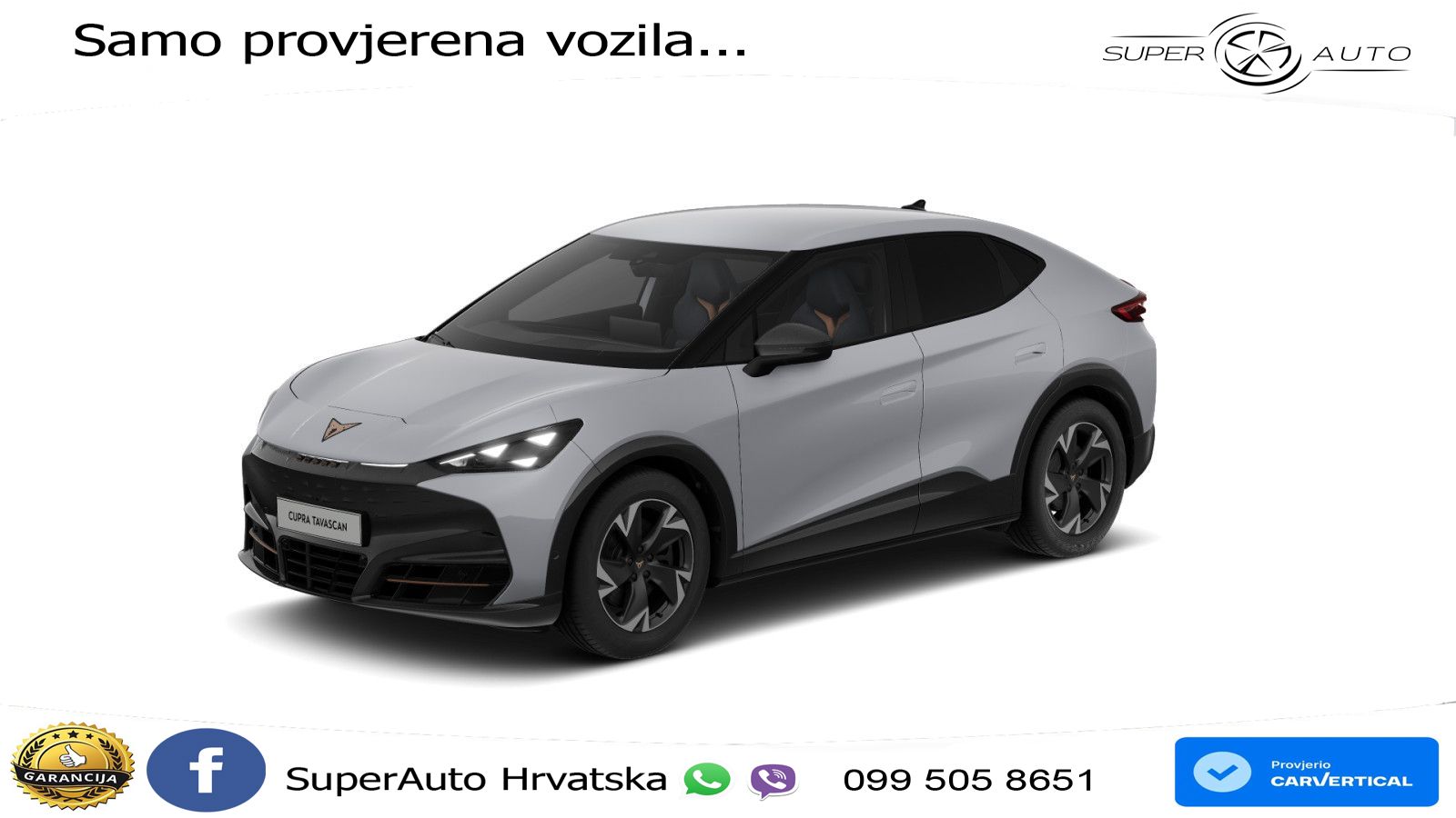 Cupra Tavascan 82 kWh (286 KS) LED+GR SJED+ACC