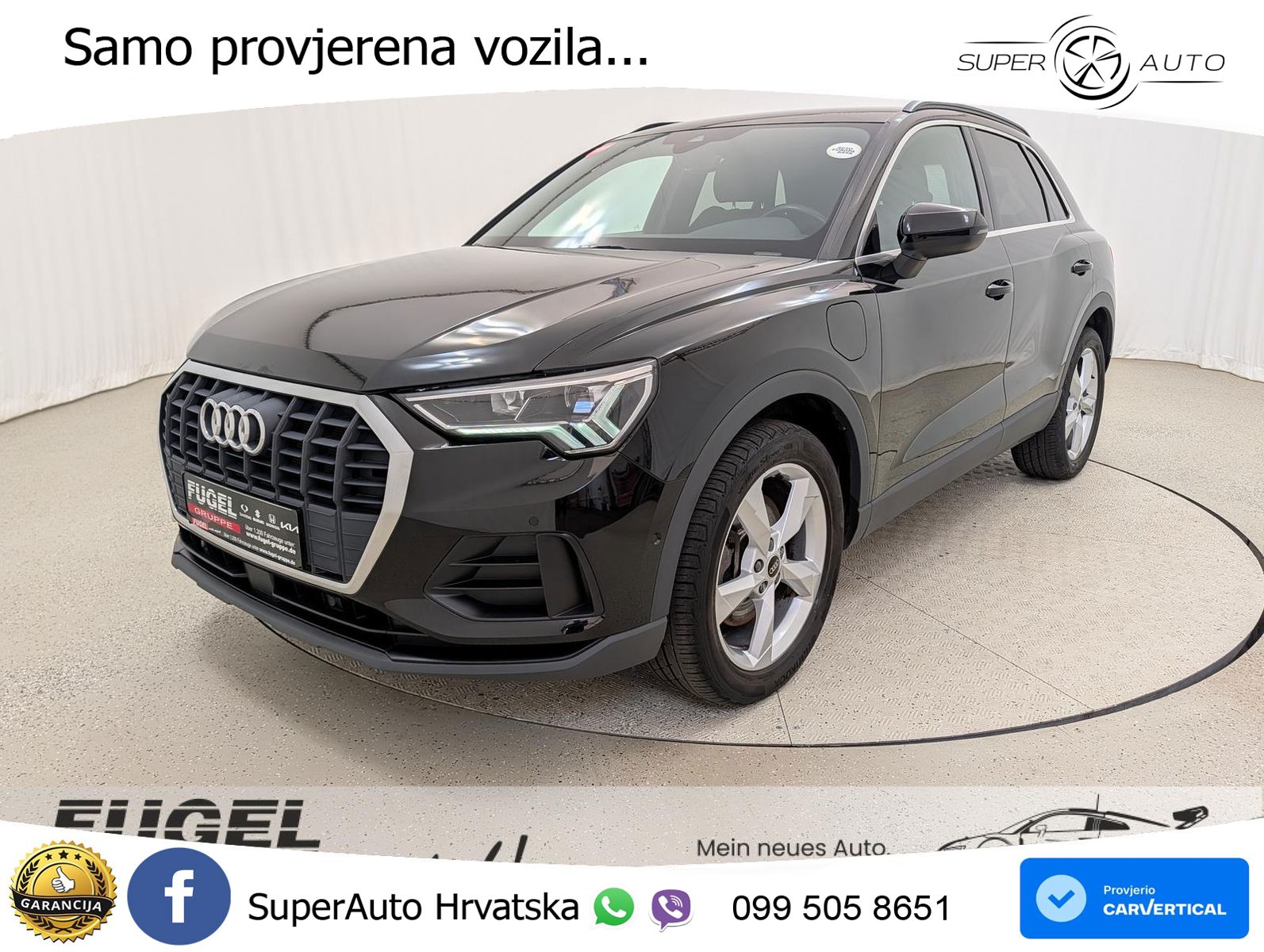 Audi Q3 45 TFSIe (245 KS) S tronic LED+GR SJED+ACC