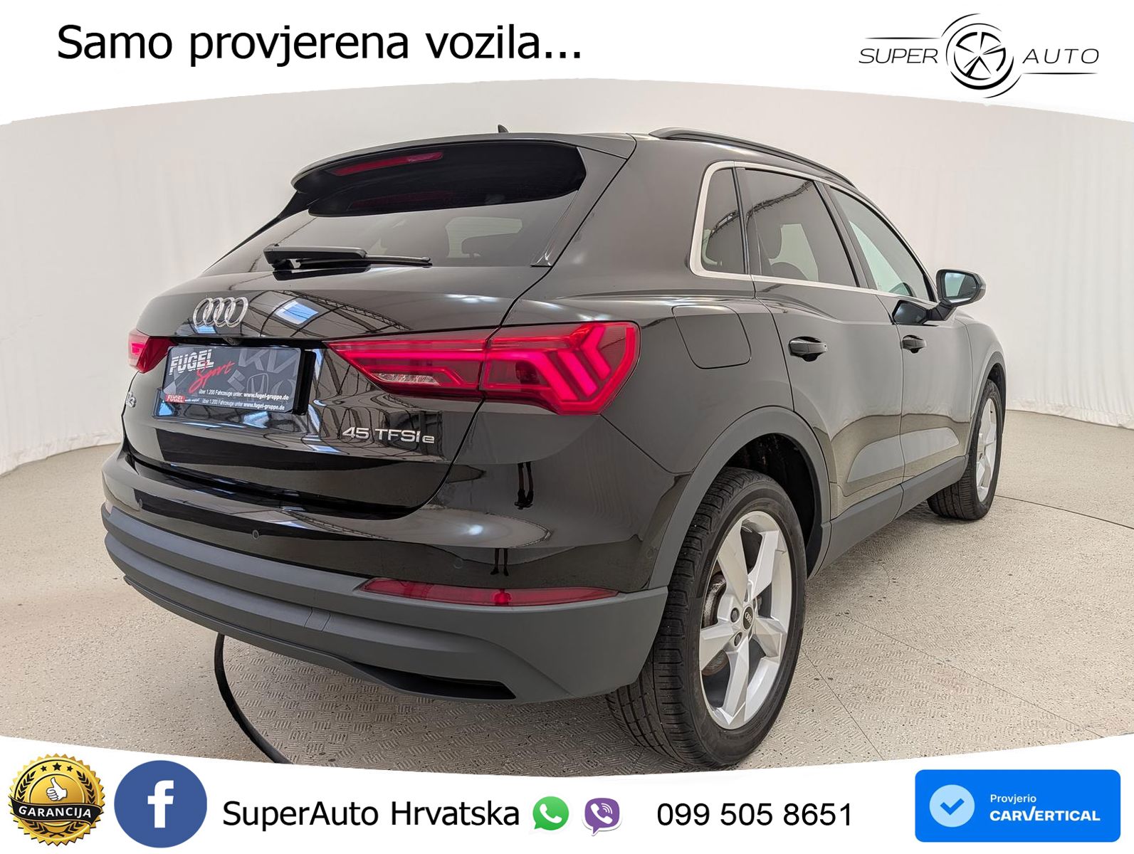 Audi Q3 45 TFSIe (245 KS) S tronic LED+GR SJED+ACC