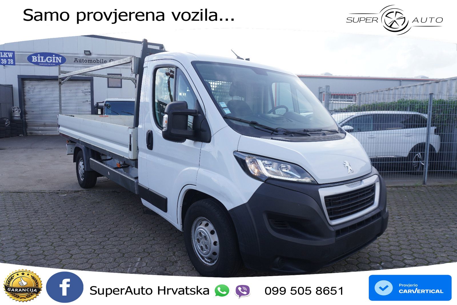 Peugeot Boxer 2.2 165 Multijet Pritsche AHK Maxi Euro 6 165 KS