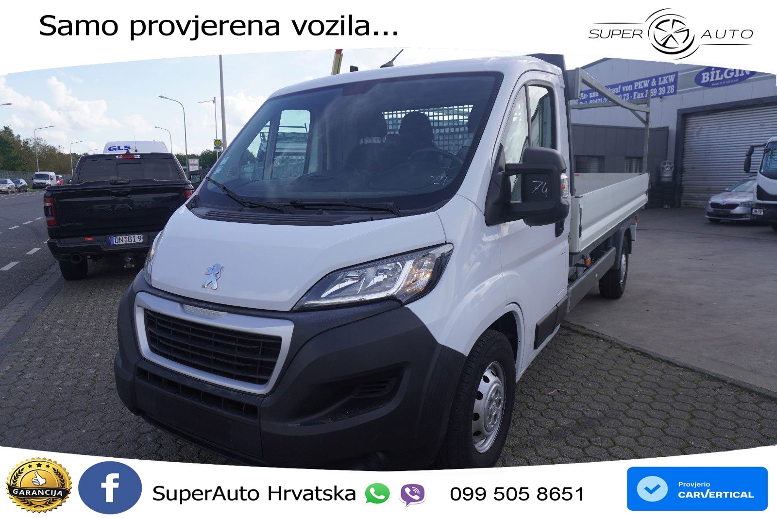 Peugeot Boxer 2.2 165 Multijet Pritsche AHK Maxi Euro 6 165 KS