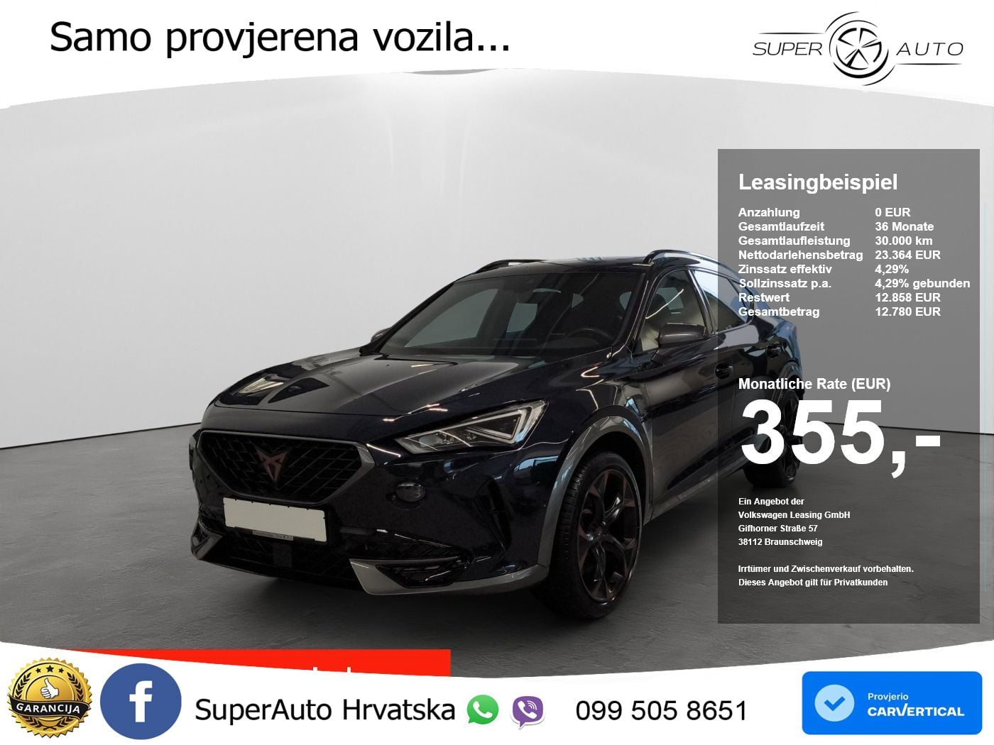 Cupra Formentor 1.4 TSI (245 KS) e-Hybrid DSG VZ LED+GR SJED+ACC