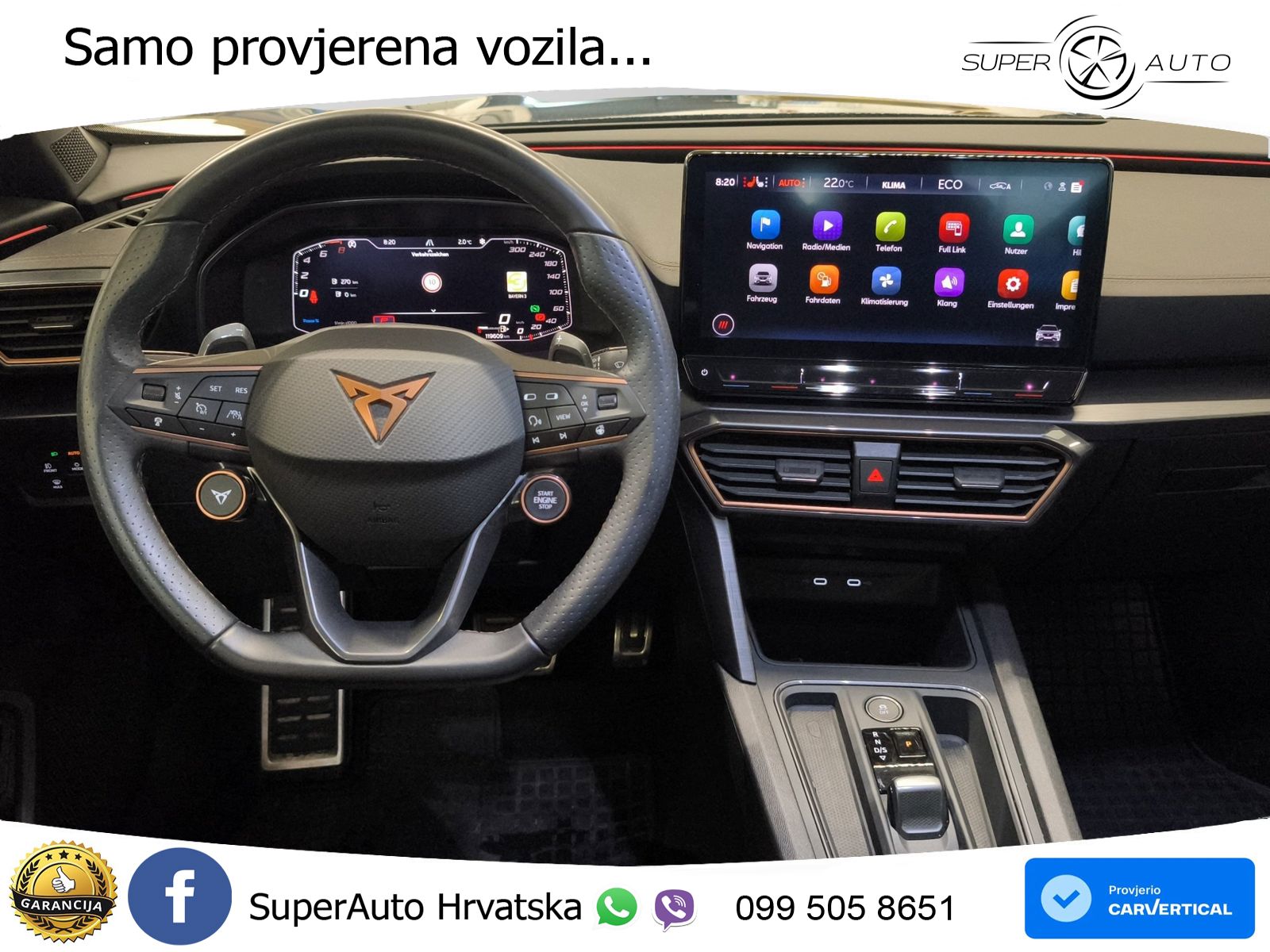 Cupra Formentor 1.4 TSI (245 KS) e-Hybrid DSG VZ LED+GR SJED+ACC