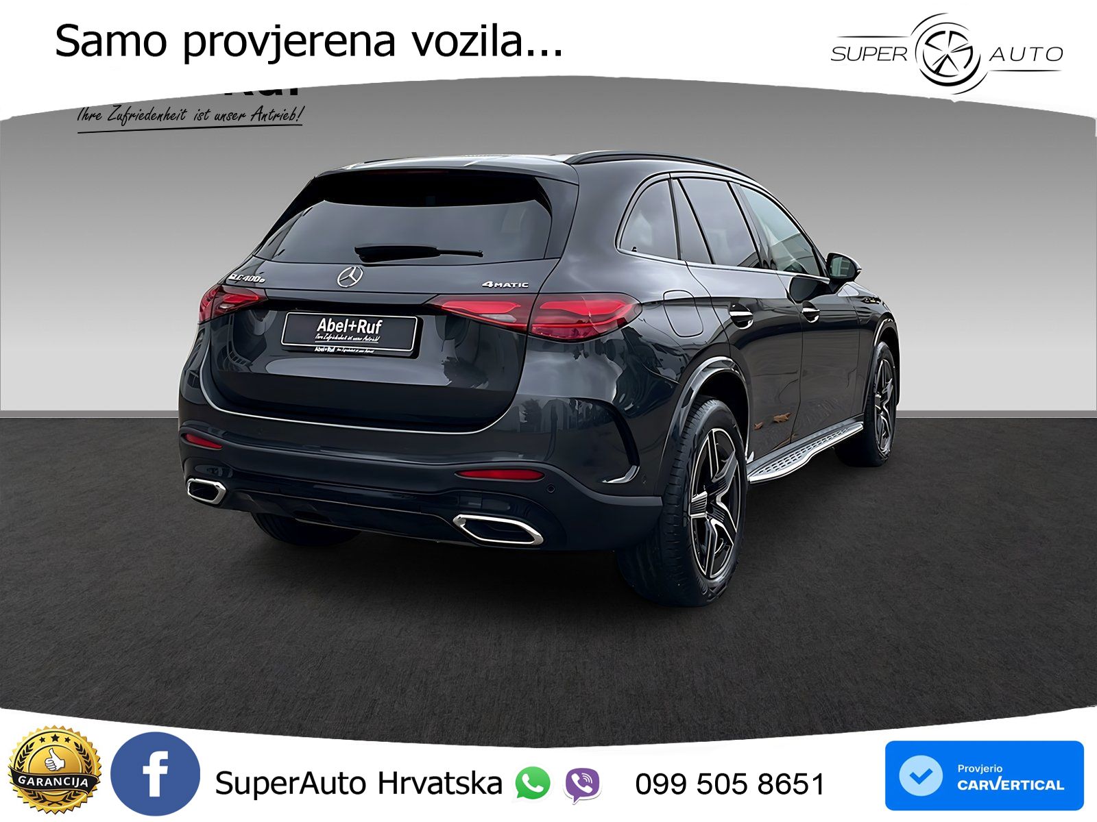 Mercedes GLC 400e (381 KS) 4MATIC 9G-TRONIC AMG ACC+GR SJED+360+PANO