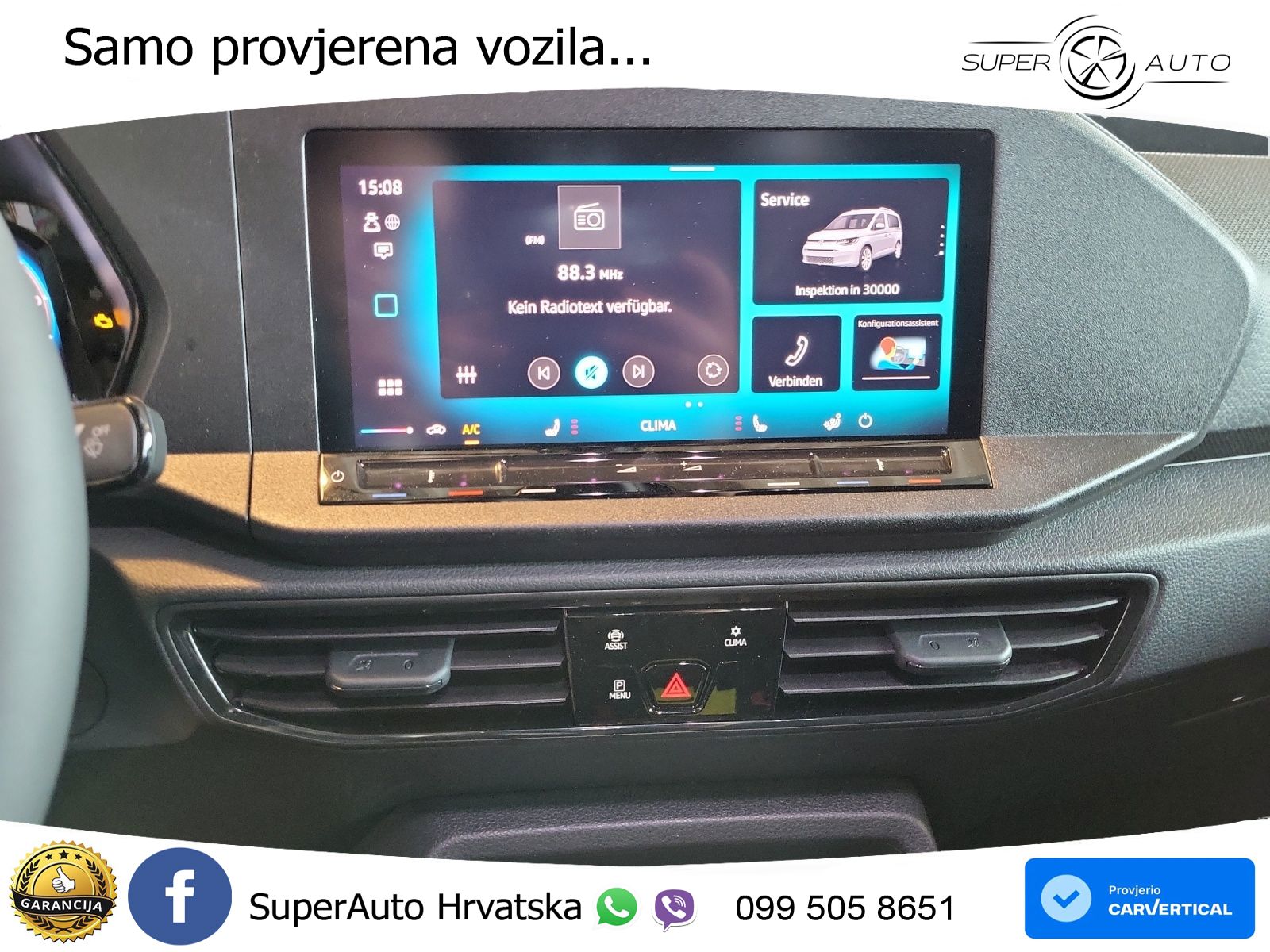 Volkswagen Caddy Cargo Maxi 1,5 l DSG  Kamera PDC Tempo Kli 116 KS