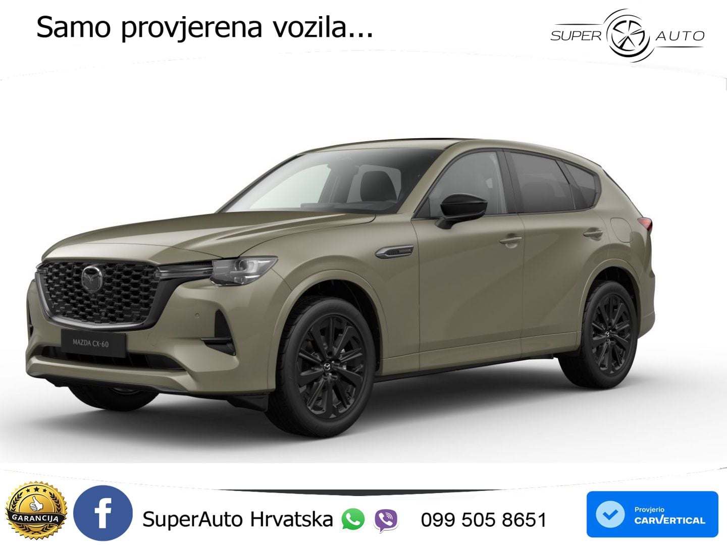 Mazda CX-60 3.3 e-Skyactiv D (254 KS) AWD Automatic LED+GR SJED+ACC