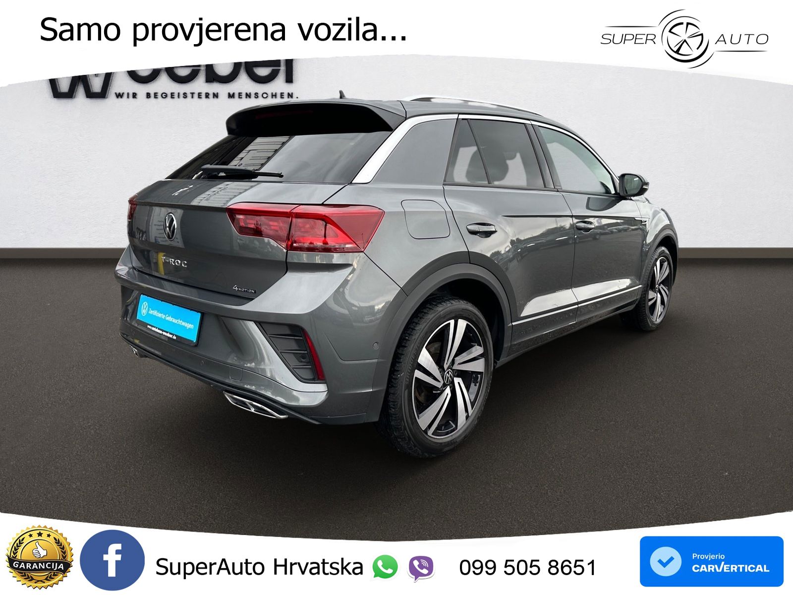 Volkswagen T-Roc I 2.0 TSI (190 KS) 4M DSG LED+GR SJED+ACC
