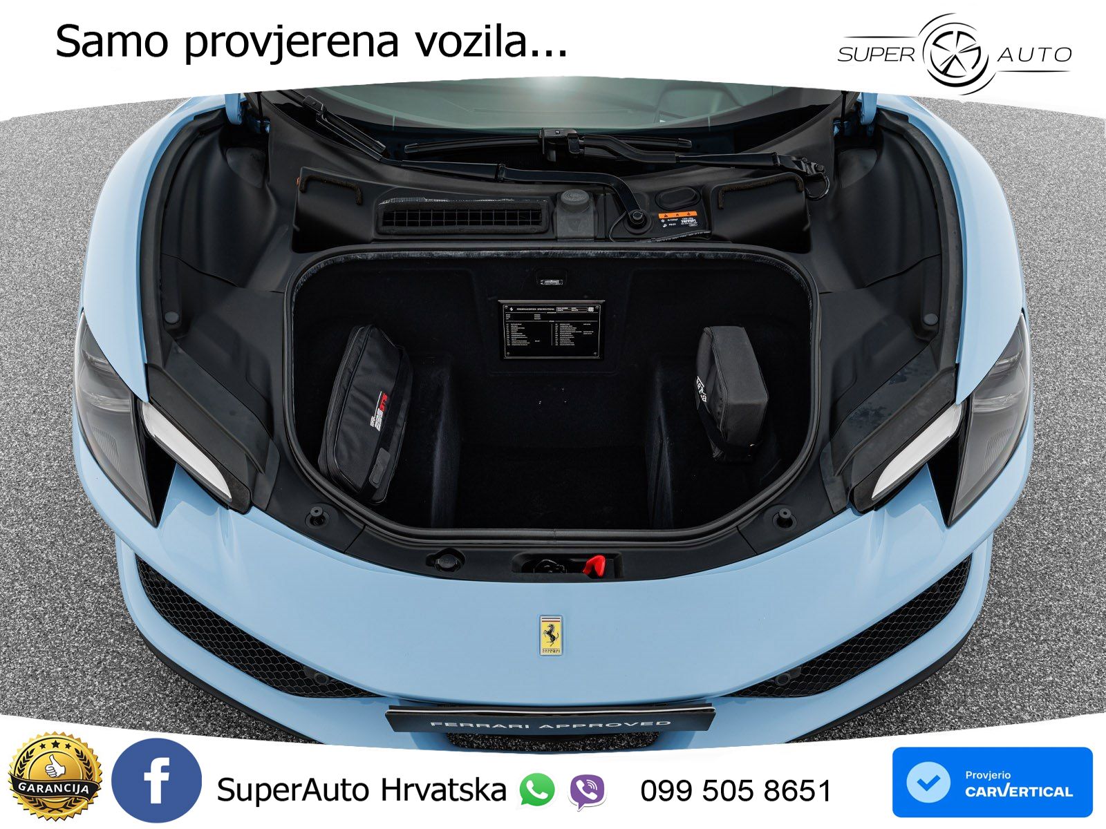 Ferrari 296 GTS 3.0 V6 (830 KS) F1 DCT LED+GR SJED+ACC