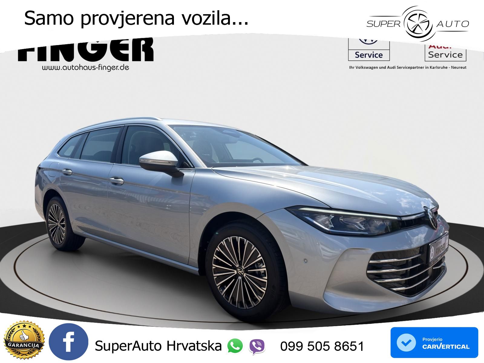 Volkswagen Passat Variant 1.5 eTSI (150 KS) DSG Elegance LED+GR SJED+ACC