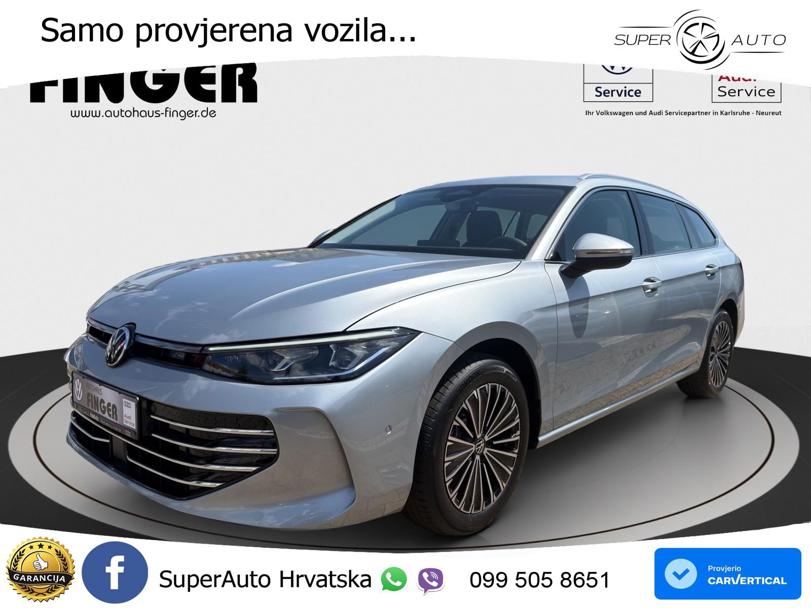 Volkswagen Passat Variant 1.5 eTSI (150 KS) DSG Elegance LED+GR SJED+ACC