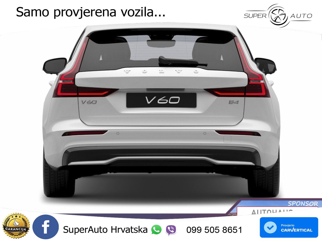 Volvo V60 2.0 B4 Benzin DCT LED+GR SJED+ACC