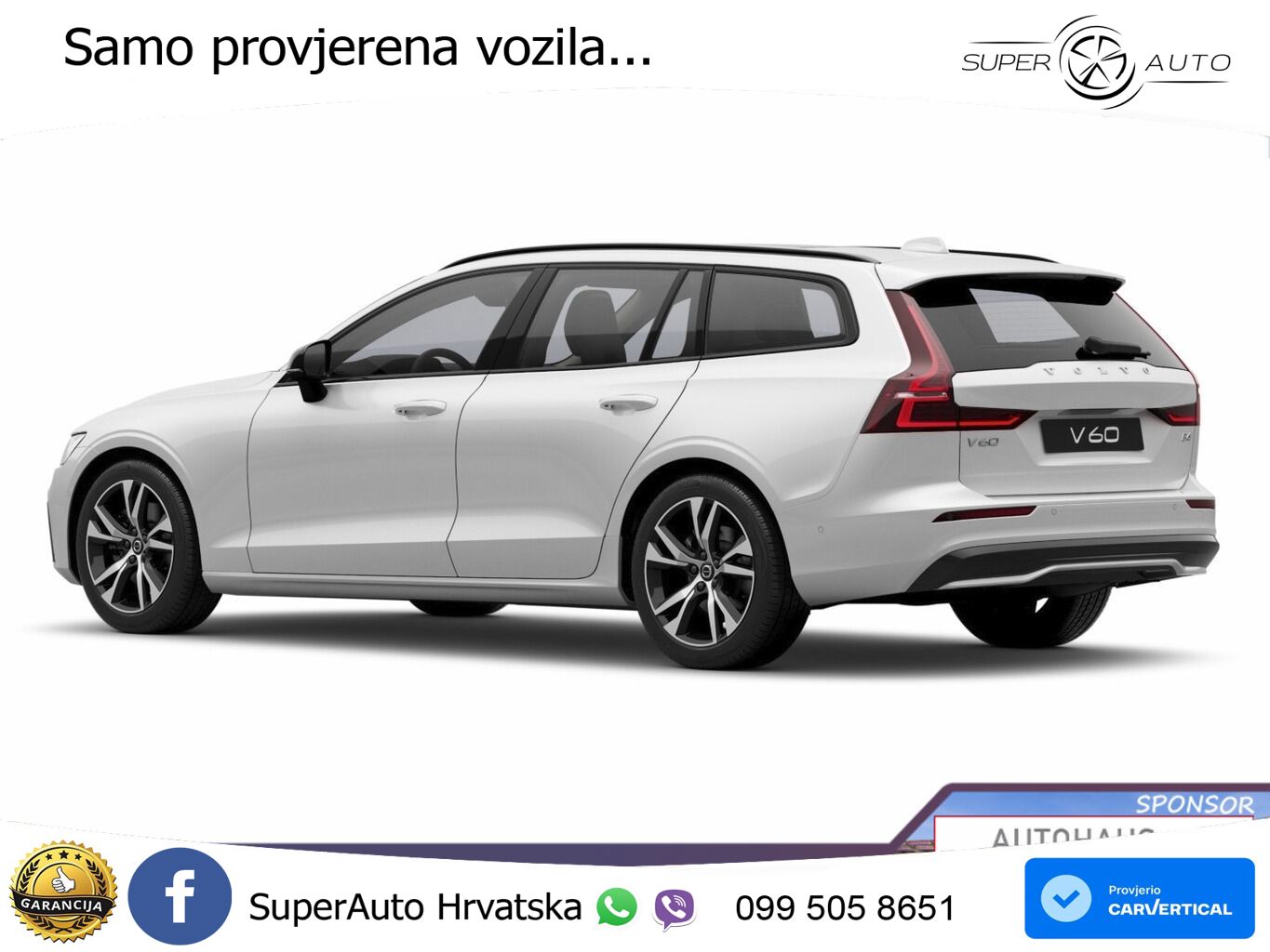 Volvo V60 2.0 B4 Benzin DCT LED+GR SJED+ACC