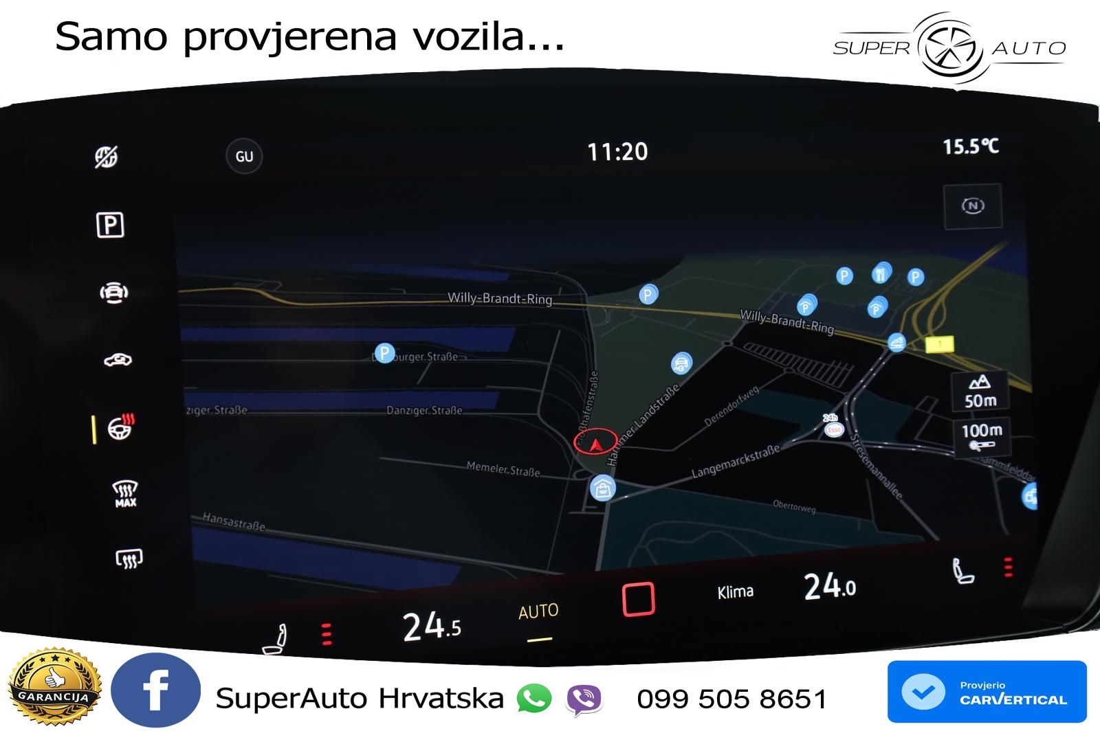 Volkswagen Touareg 3.0 V6 TDI (231 KS) 4MOTION Tiptronic ZRAČNI+ACC+GR SJED+KAM+PANO