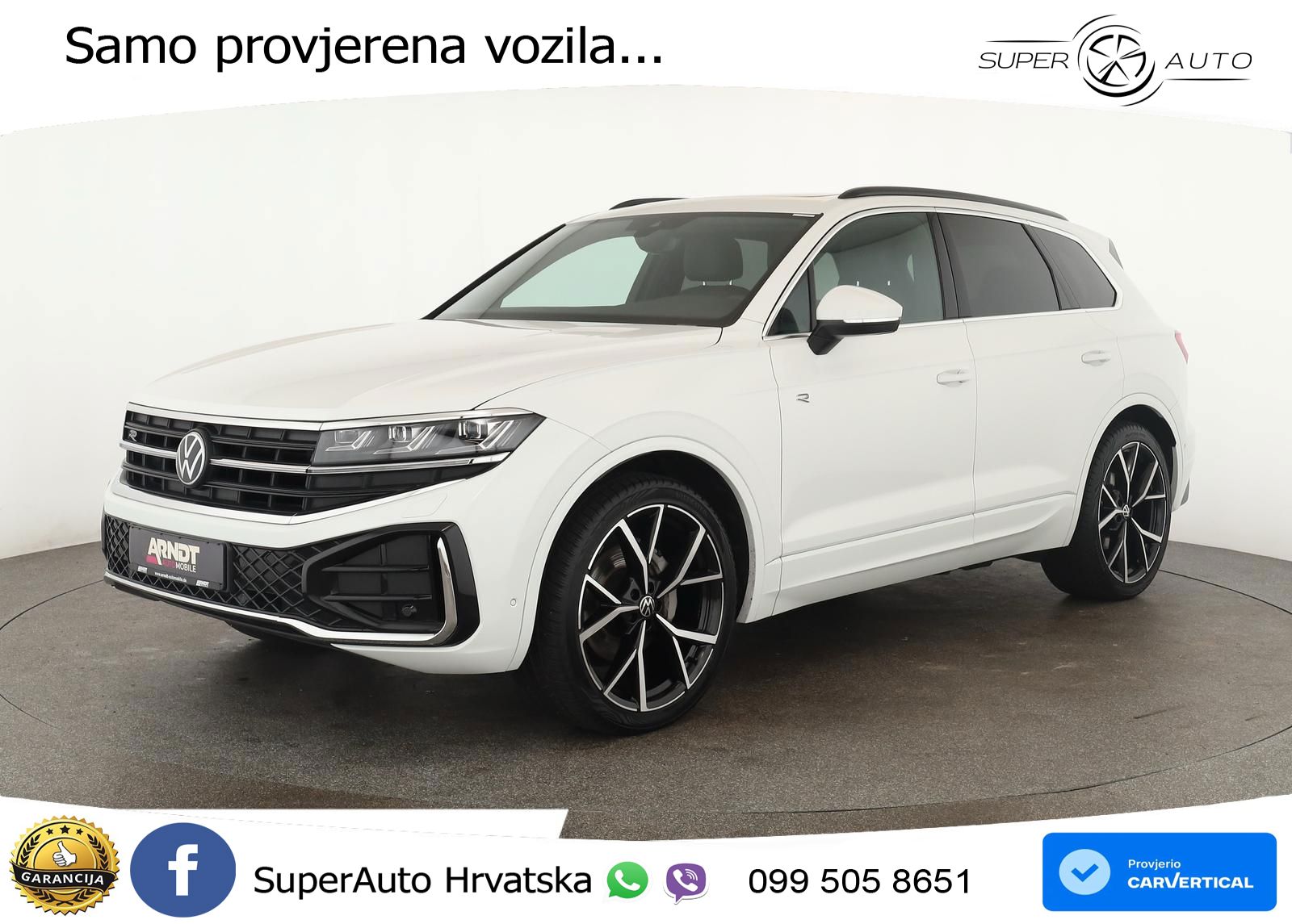 Volkswagen Touareg 3.0 V6 TDI (231 KS) 4MOTION Tiptronic ZRAČNI+ACC+GR SJED+KAM+PANO