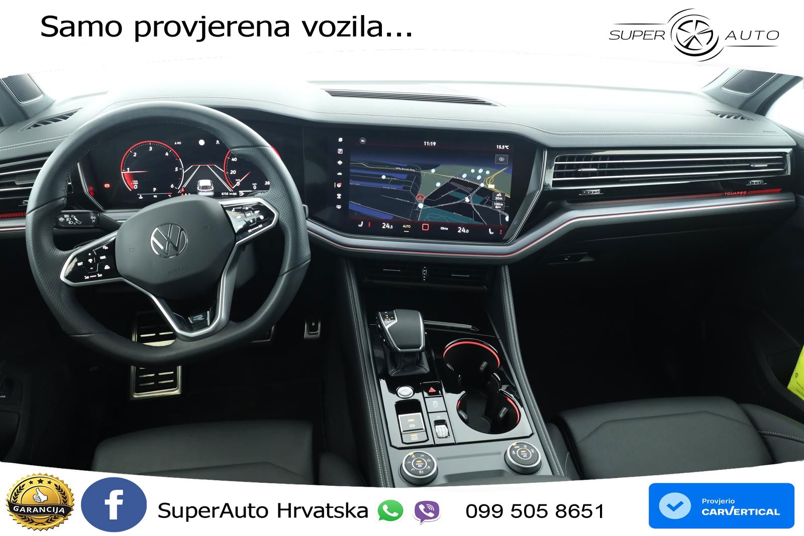 Volkswagen Touareg 3.0 V6 TDI (231 KS) 4MOTION Tiptronic ZRAČNI+ACC+GR SJED+KAM+PANO