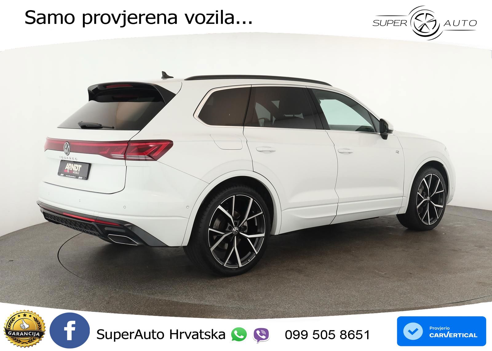 Volkswagen Touareg 3.0 V6 TDI (231 KS) 4MOTION Tiptronic ZRAČNI+ACC+GR SJED+KAM+PANO