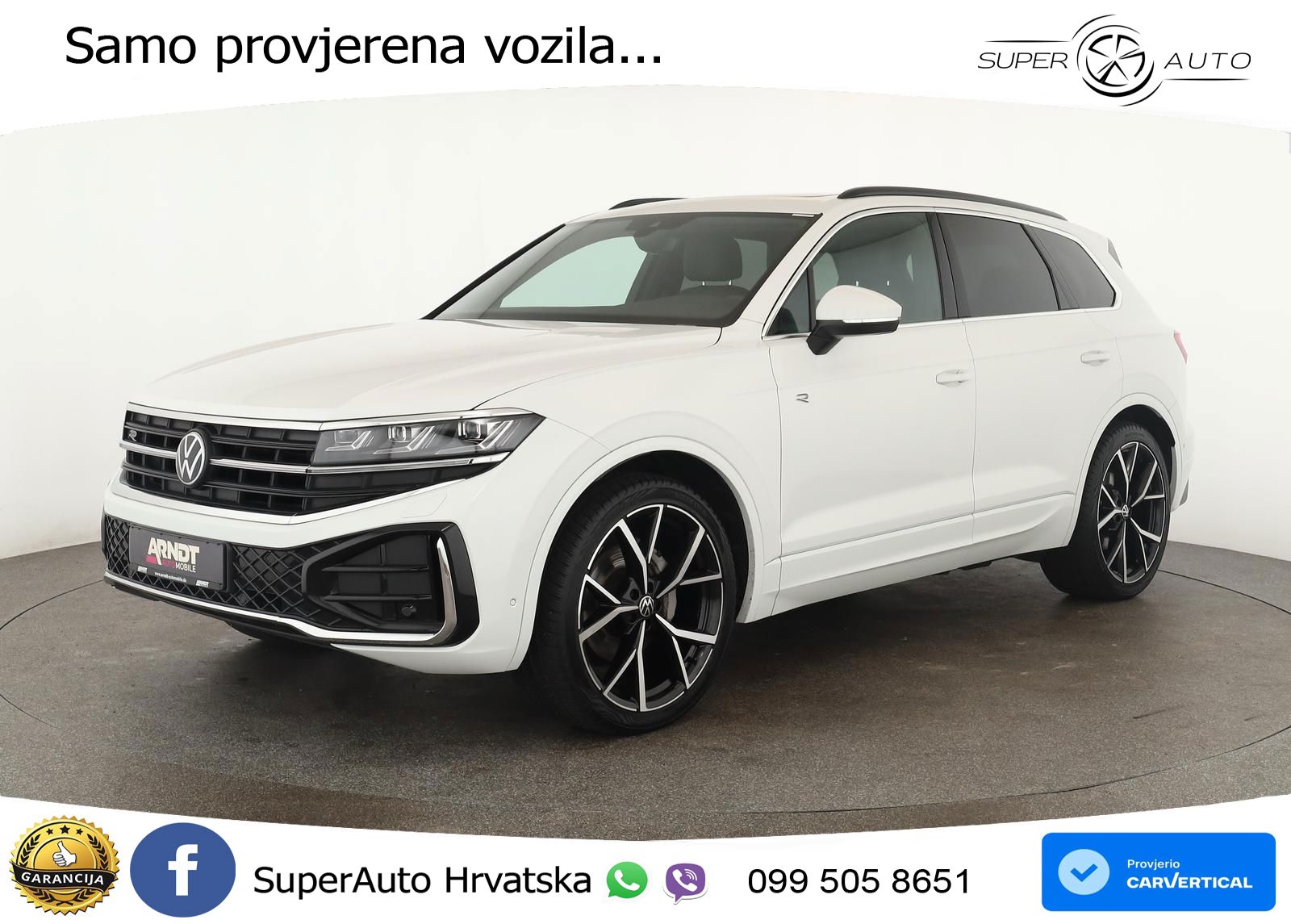 Volkswagen Touareg 3.0 V6 TDI (231 KS) 4MOTION Tiptronic ZRAČNI+ACC+GR SJED+KAM+PANO