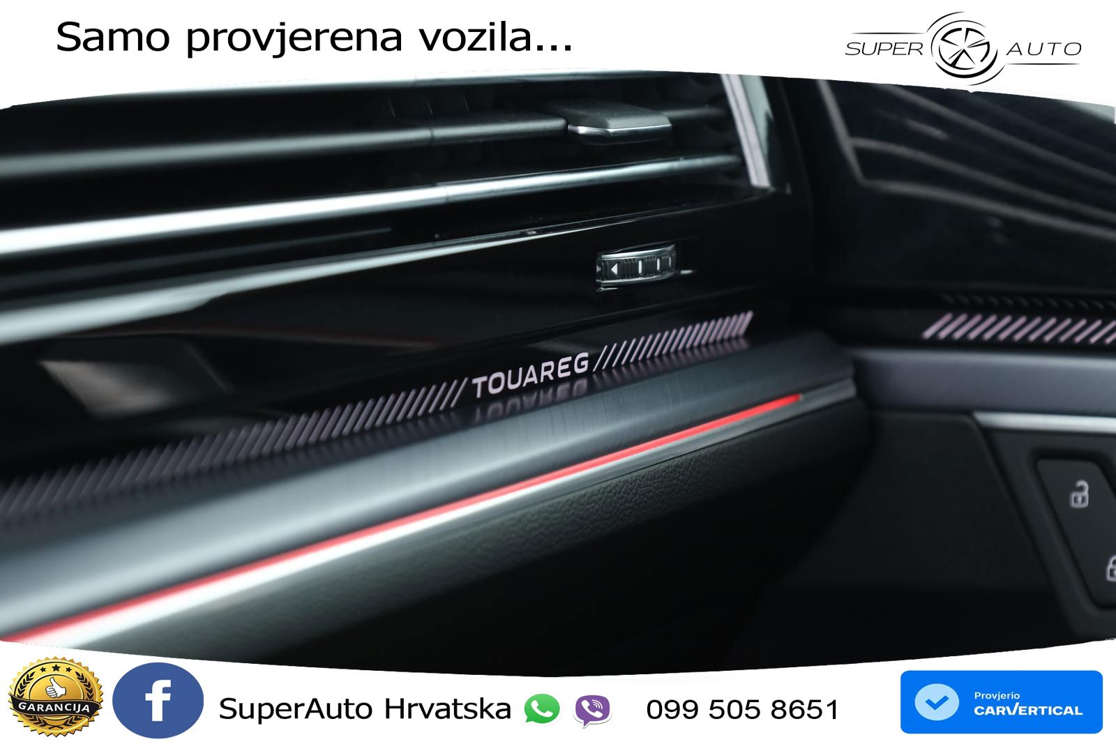 Volkswagen Touareg 3.0 V6 TDI (231 KS) 4MOTION Tiptronic ZRAČNI+ACC+GR SJED+KAM+PANO