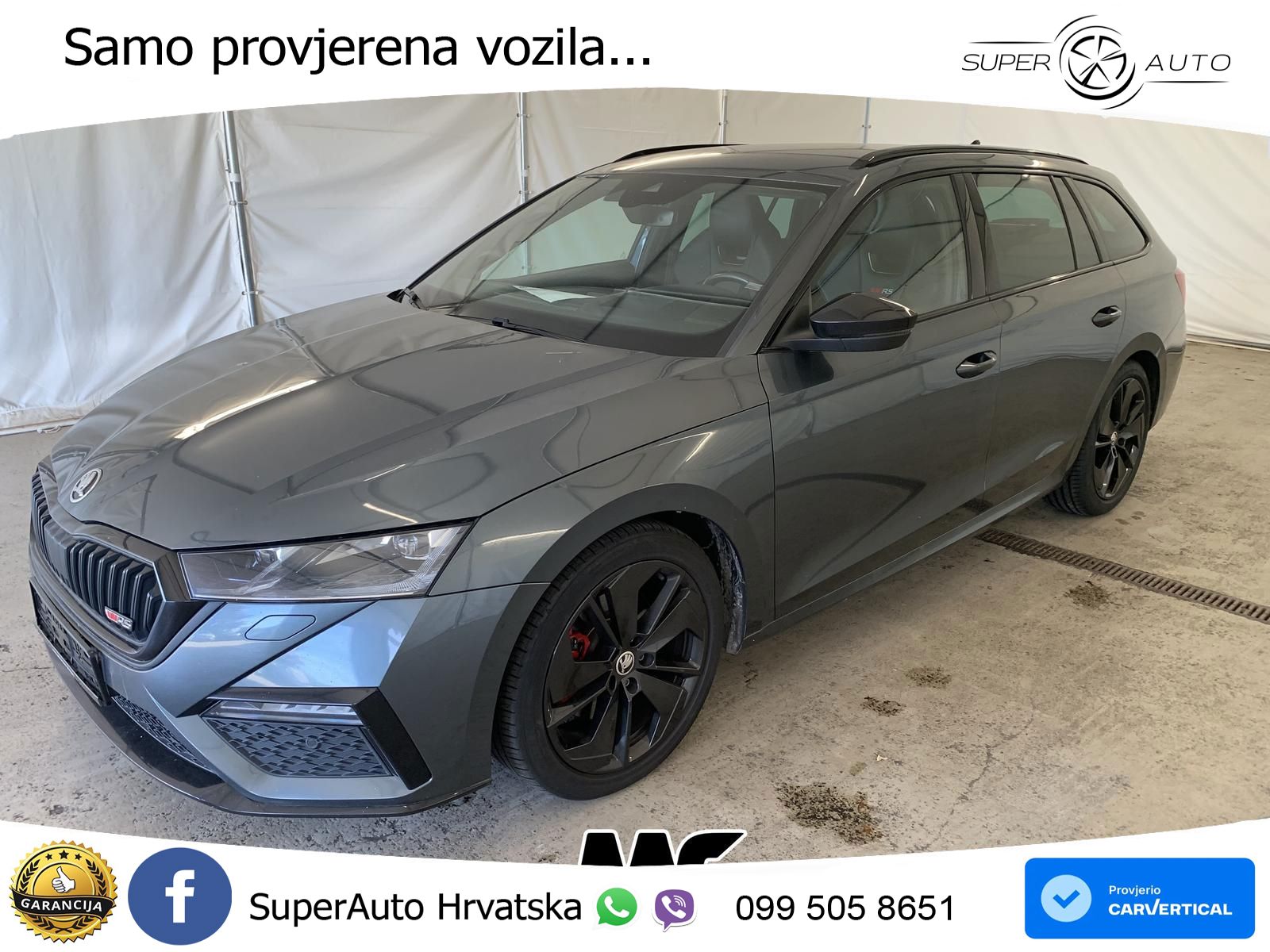 Škoda Octavia Combi RS 2.0 TDI (200 KS) DSG