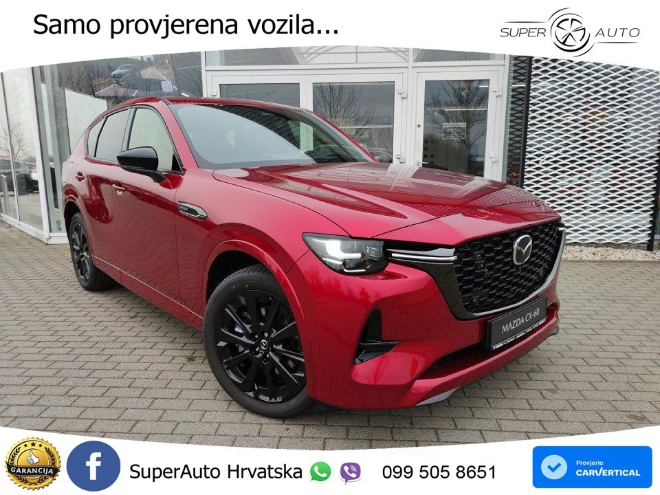 Mazda CX-60 3.3 e-Skyactiv D (254 KS) AWD Automatic MATRIX+GR SJED+KAM