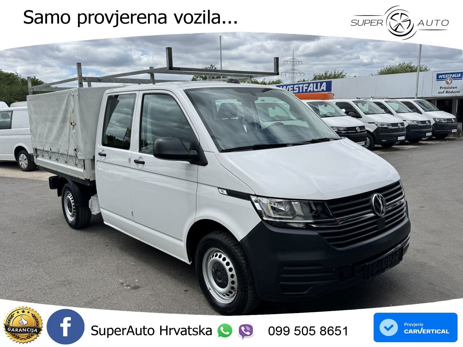 Volkswagen T6 Transporter 6.1 Doka/Pritsche TDI DSG 4Motion 150 KS