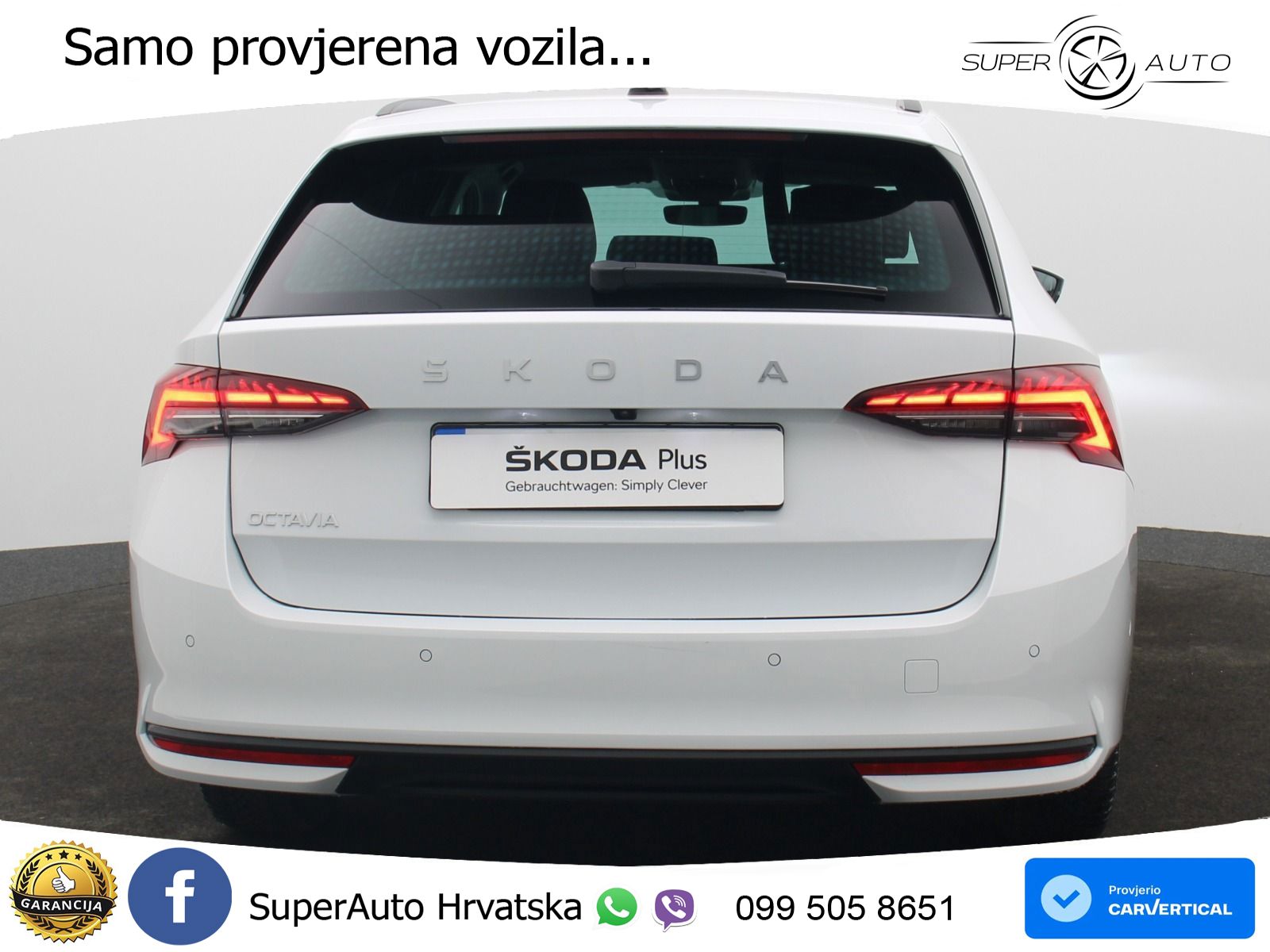 Škoda Octavia Combi 2.0 TDI (150 KS) DSG LED+GR SJED+ACC