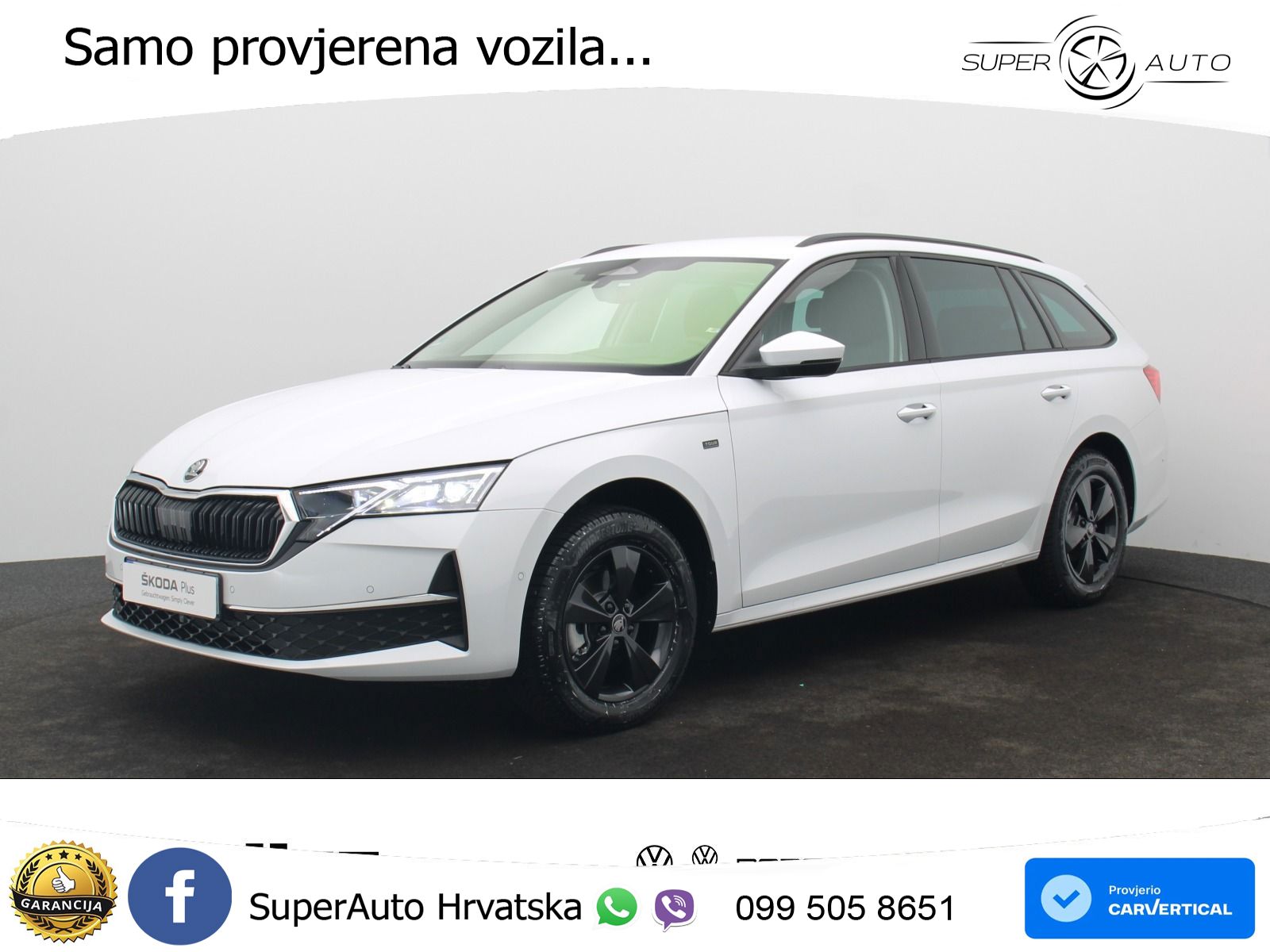 Škoda Octavia Combi 2.0 TDI (150 KS) DSG LED+GR SJED+ACC