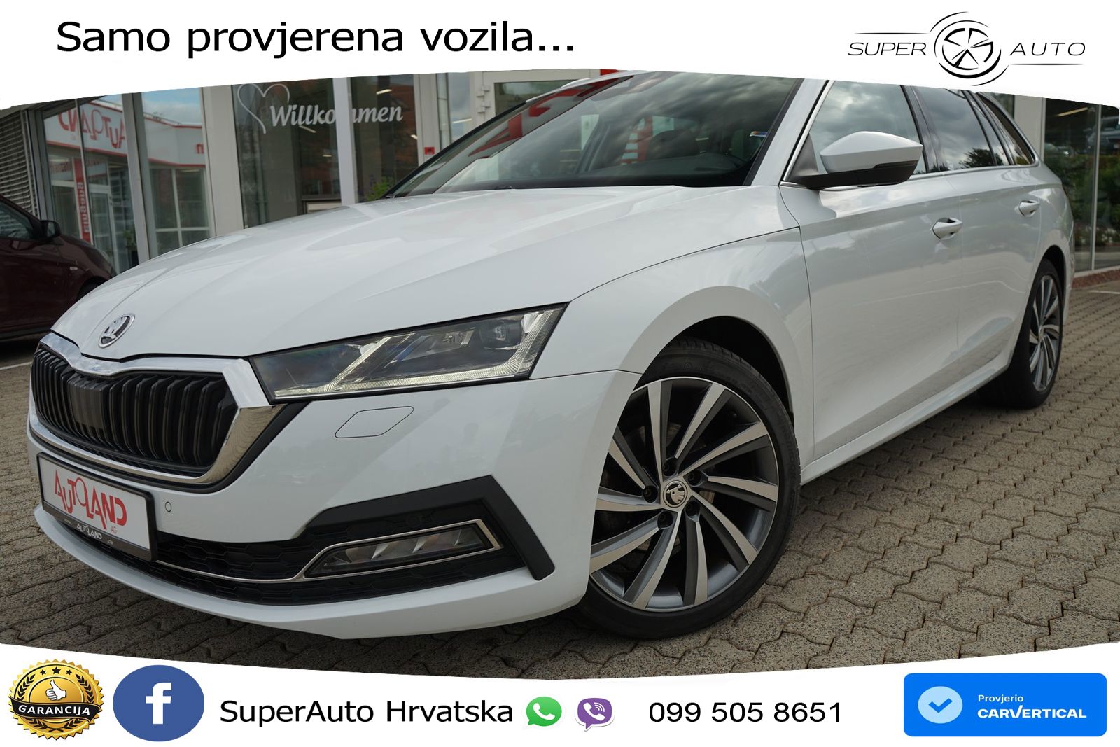 Škoda Octavia Combi 1.5 TSI (150 KS) LED+GR SJED+ACC