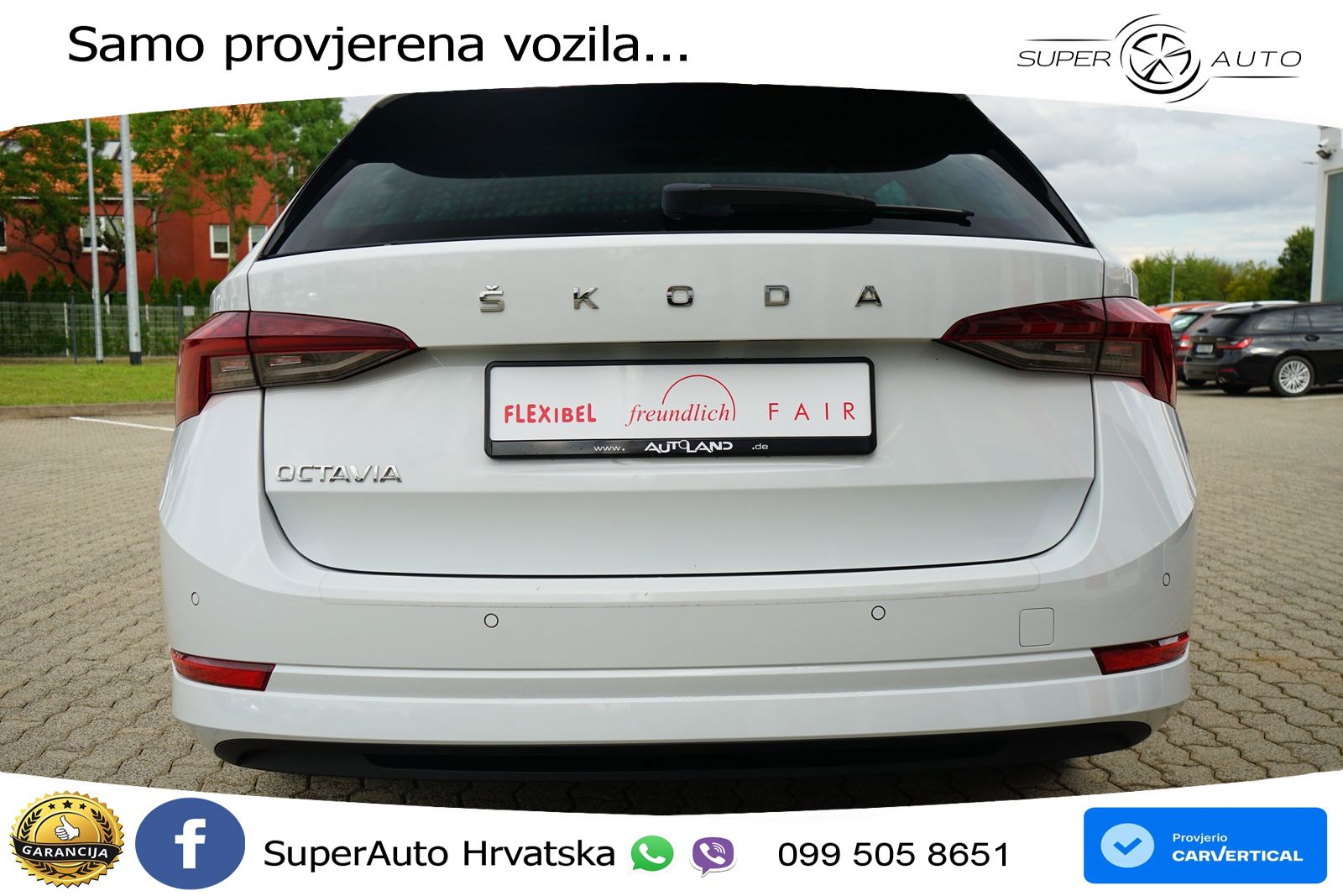 Škoda Octavia Combi 1.5 TSI (150 KS) LED+GR SJED+ACC