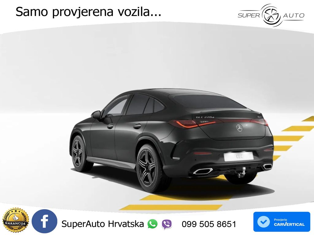 Mercedes GLC Coupe 220d (197 KS) 4MATIC 9G-TRONIC AMG ACC+GR SJED+360+PANO