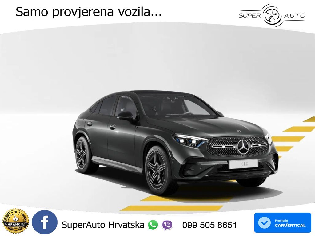 Mercedes GLC Coupe 220d (197 KS) 4MATIC 9G-TRONIC AMG ACC+GR SJED+360+PANO