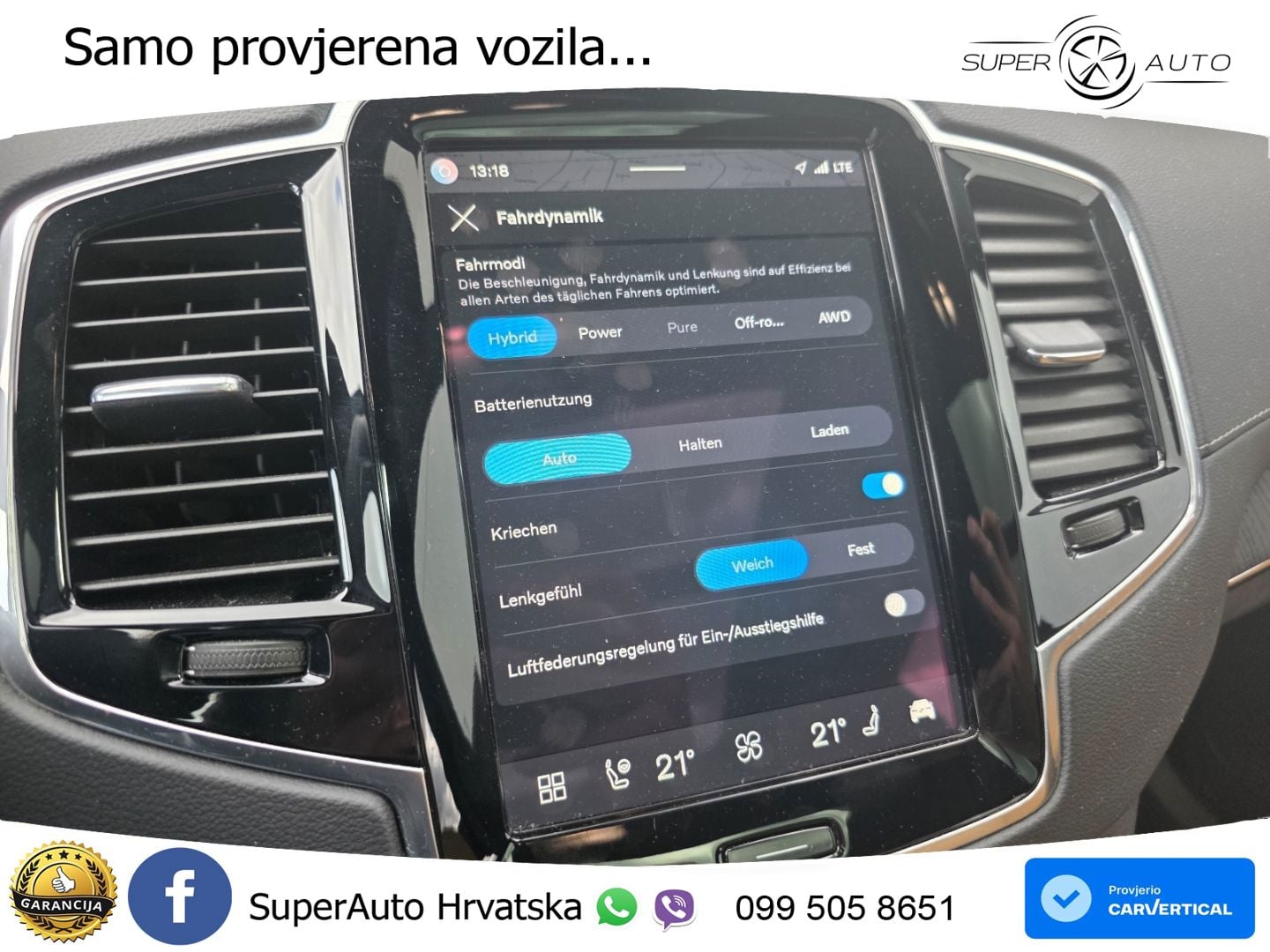 Volvo XC90 2.0 T8 AWD Automatic ACC+HEAD+4xGR SJED+360+PANO