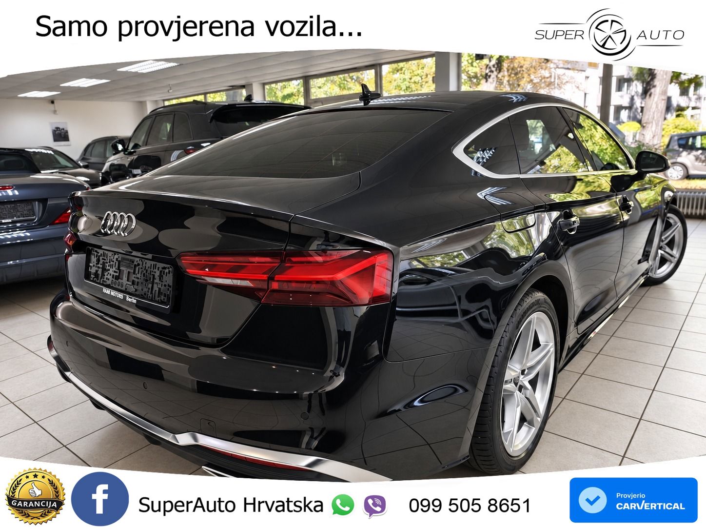 Audi A5 Sportback  40 TFSI (204 KS) S tronic S line MATRIX+GR SJED+KAM